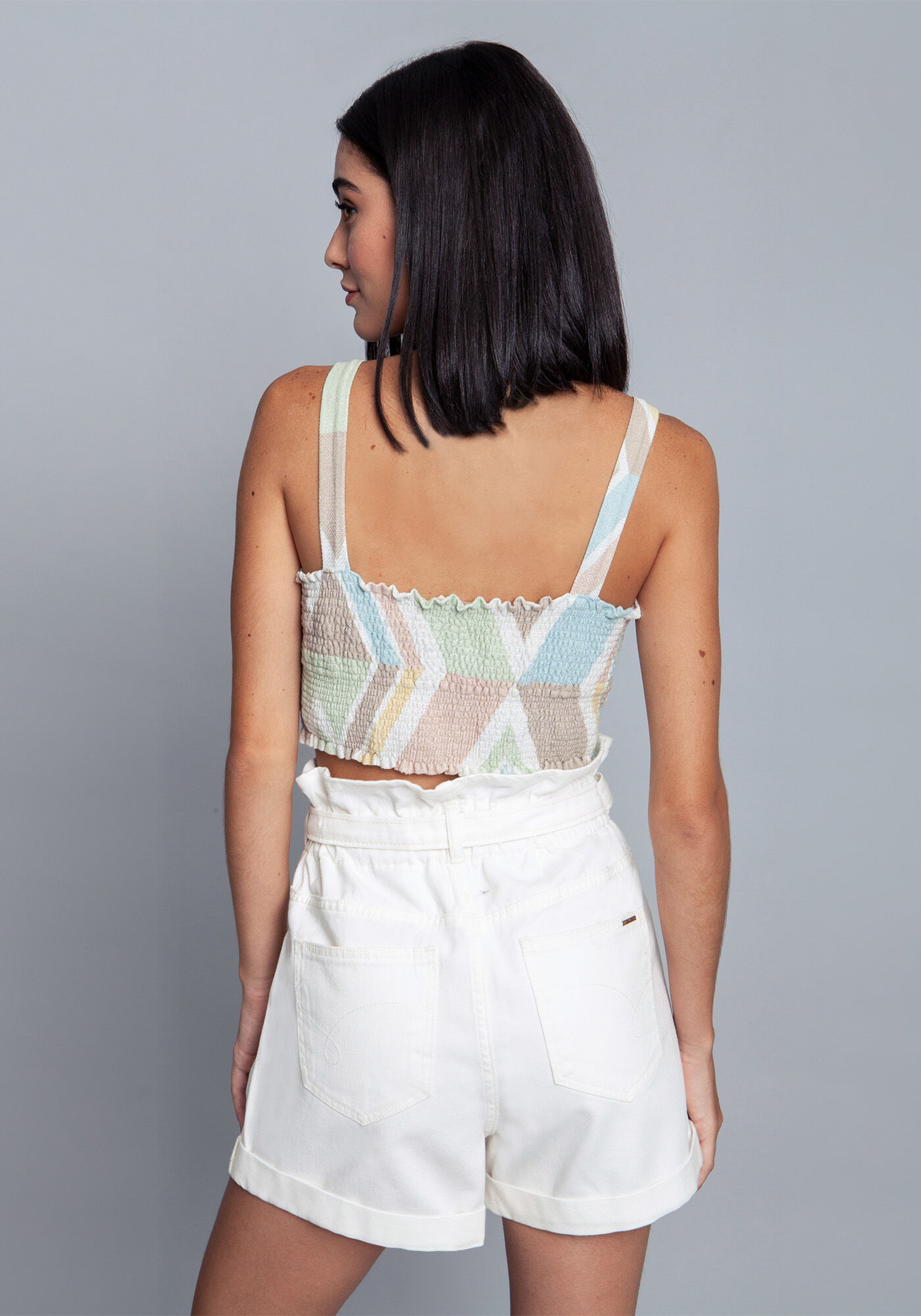 Blusa Malha Eccentric Shine Cropped, , large.