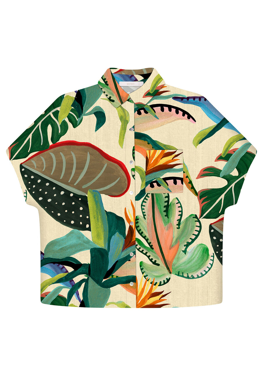 Camisa Tecido Rayon Bali Manga Curta, . Camisa Tecido Rayon Bali Manga Curta, , large.