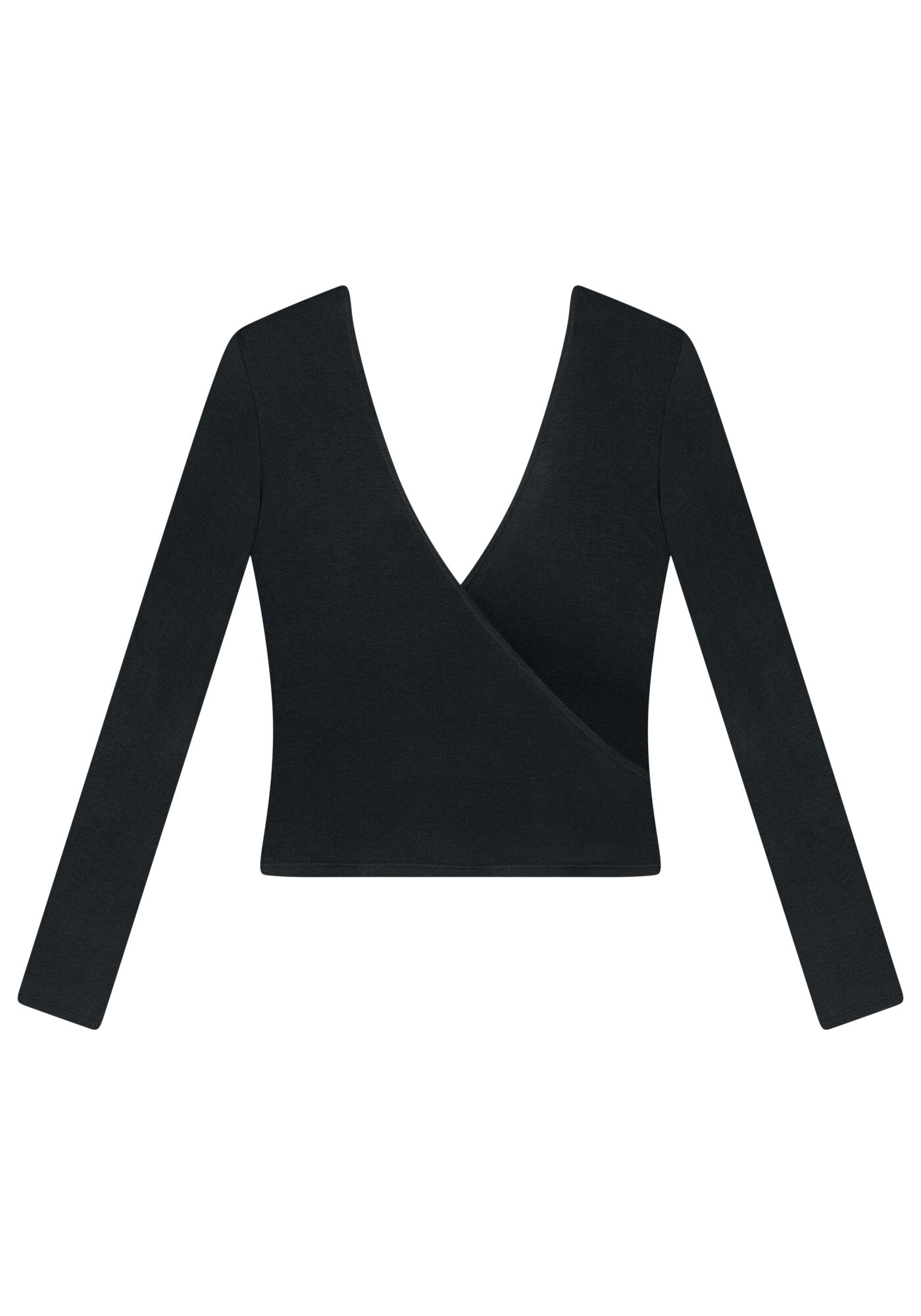 Blusa Manga LongaTranspassada, , large.