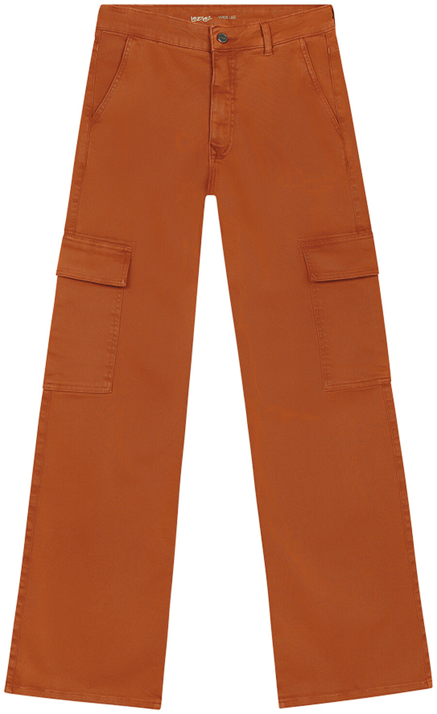 Calça Sarja Wide Leg Cargo Estonado, . Calça Sarja Wide Leg Cargo Estonado, , large.