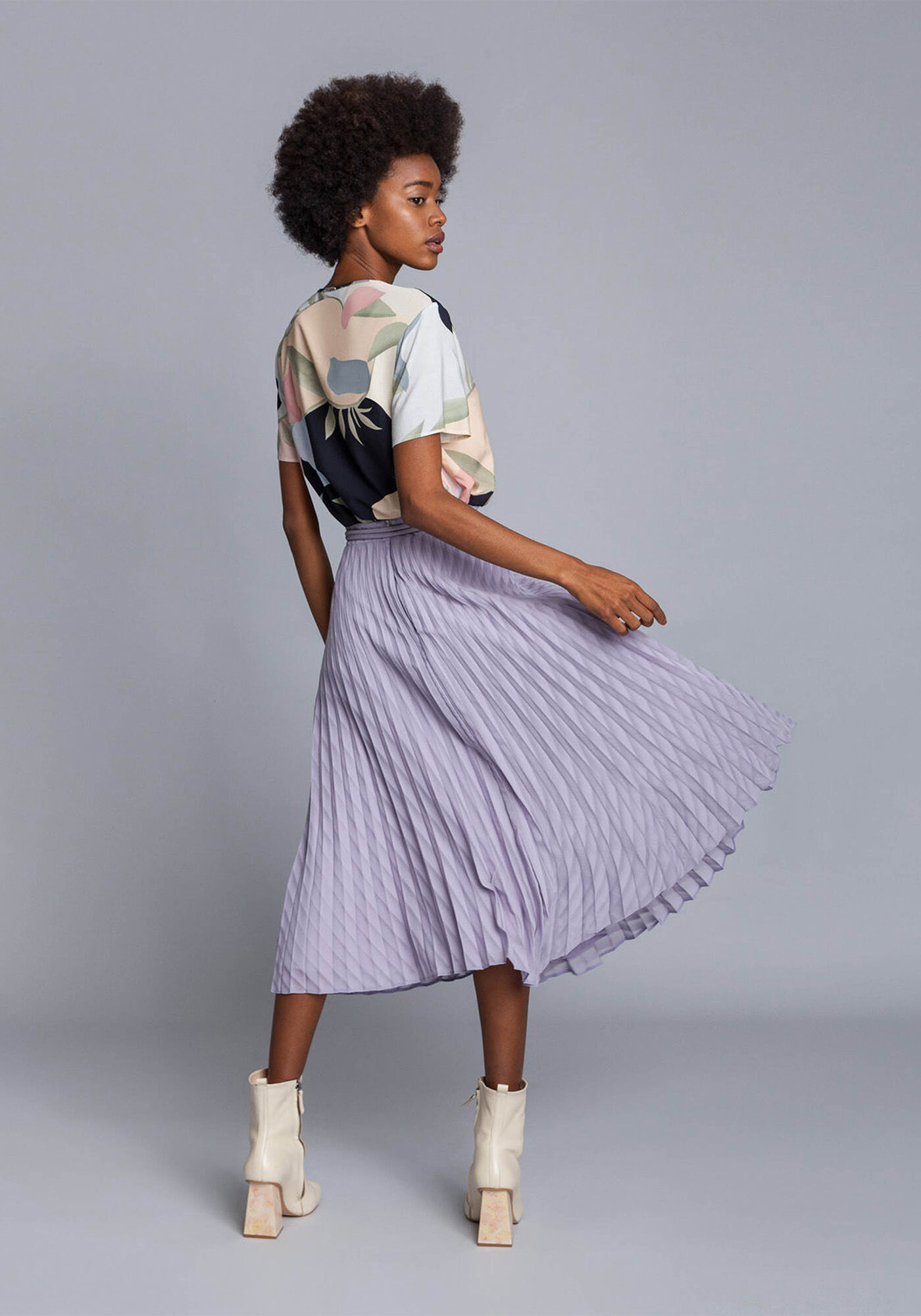 Blusa Estampada Recorte, , large.