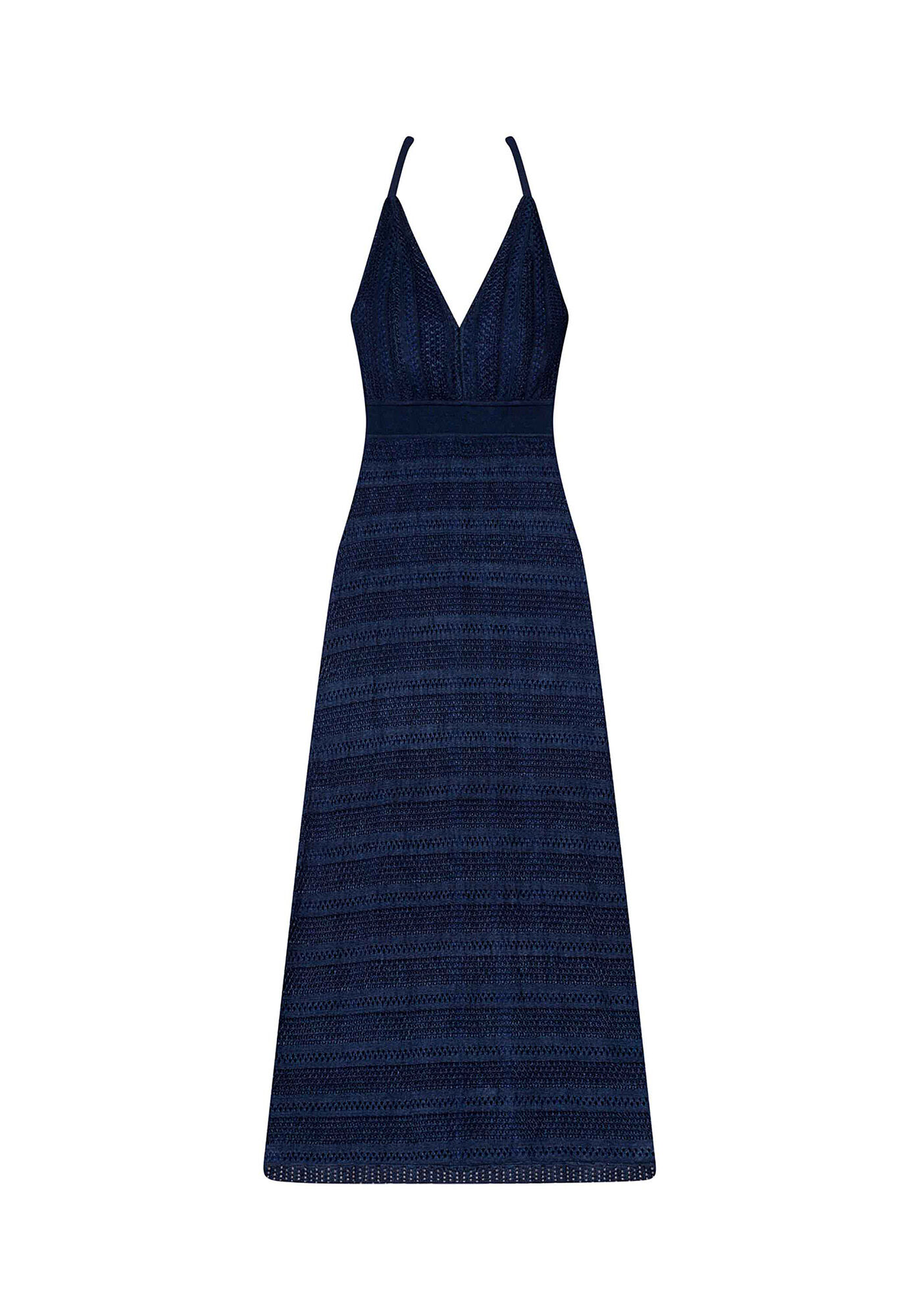 Vestido Tric&ocirc; Longo, , large.