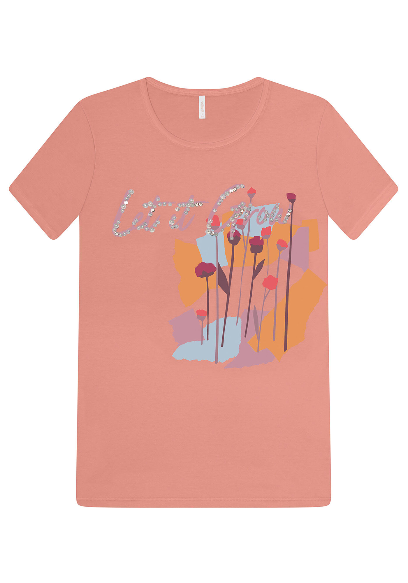 Blusa Meia Malha Forty Salmao Masu, , large.