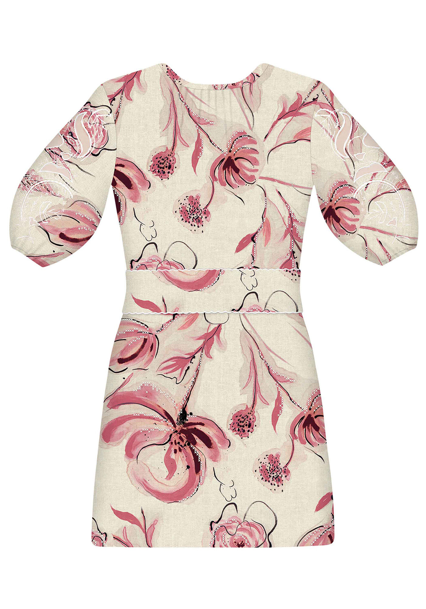 Vestido Tecido Rayon Bali, , large.