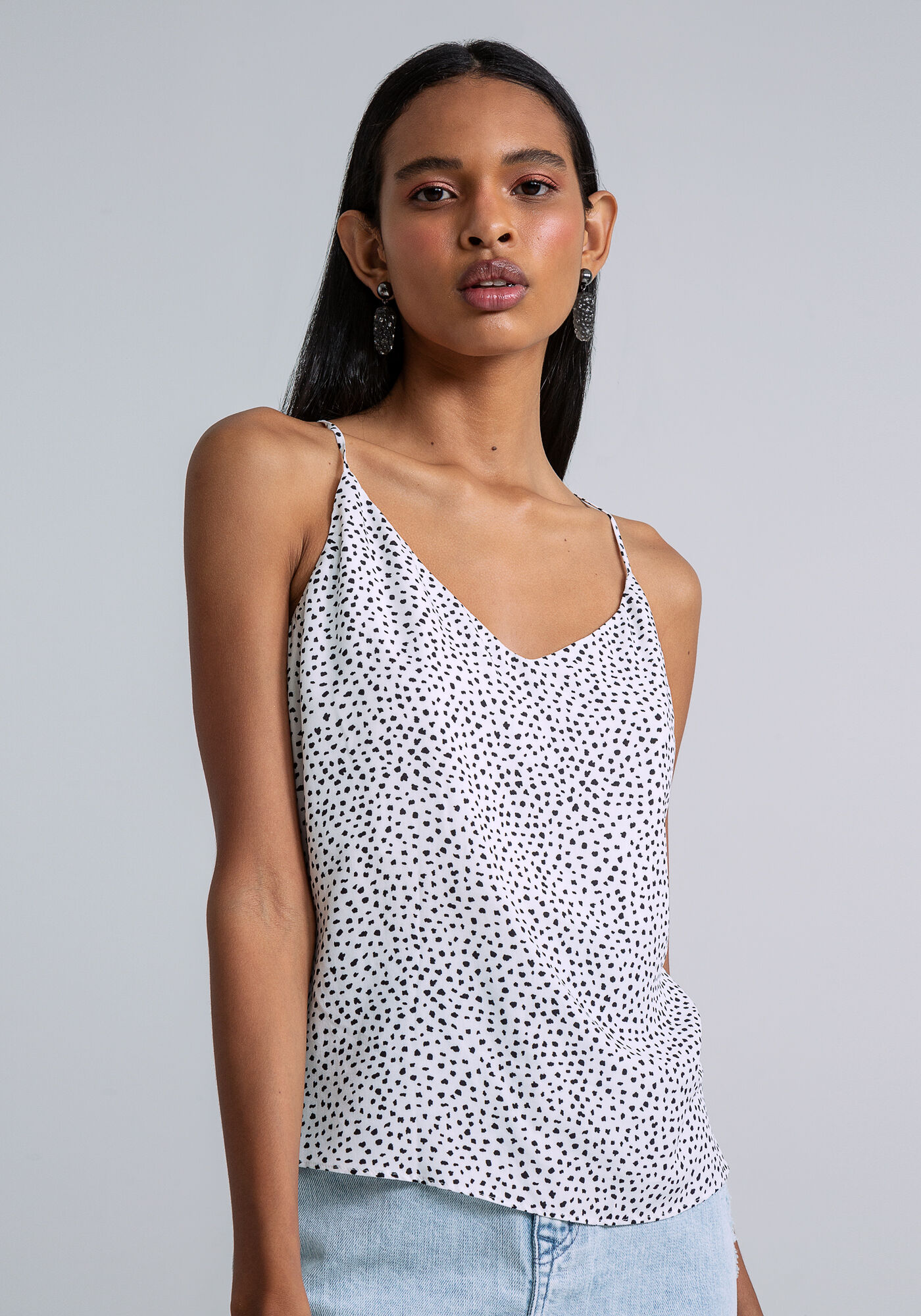 Blusa Al&ccedil;as Detalhe Costas Estampa, , large.