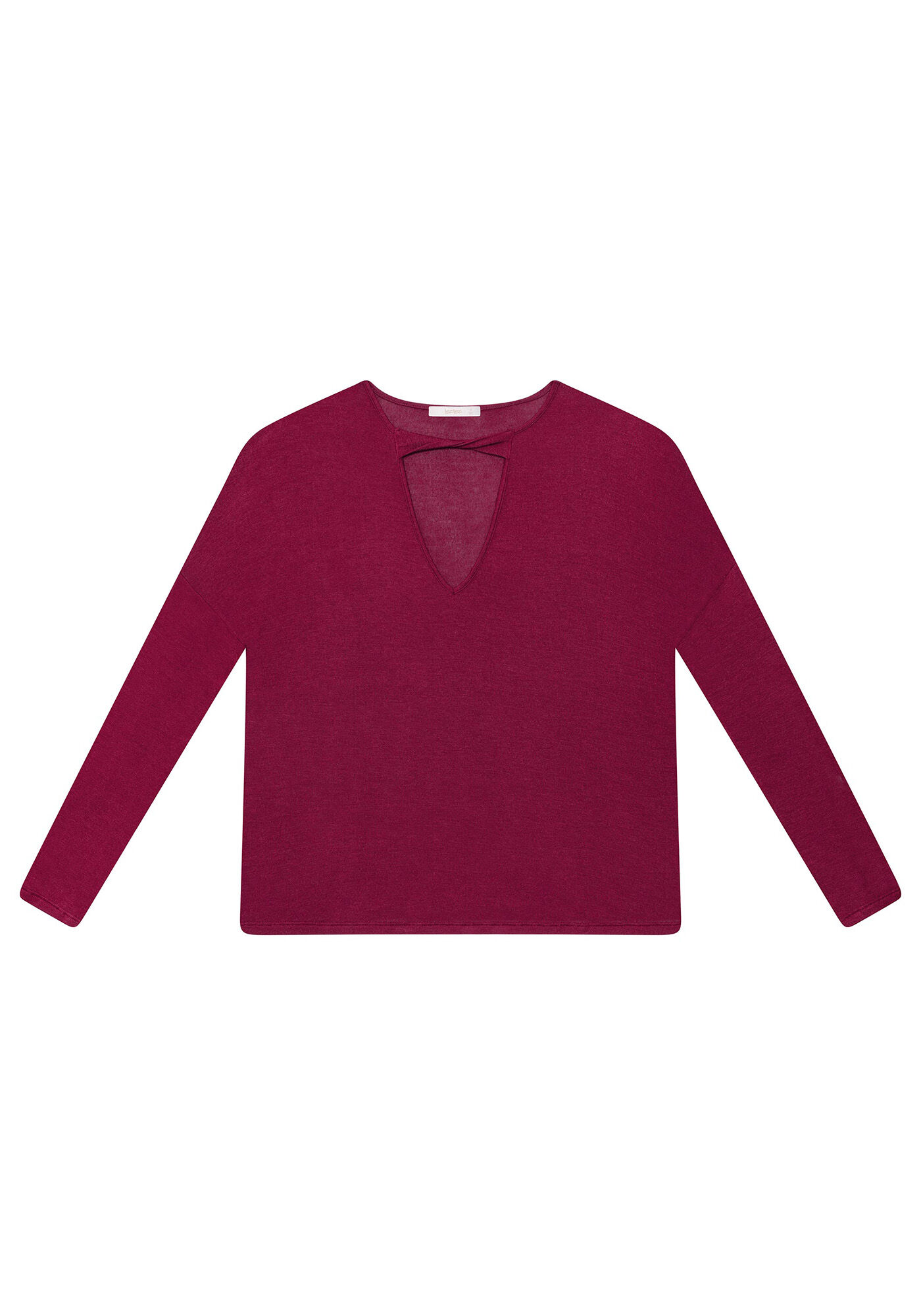 Blusa Manga Longa Recorte, , large.