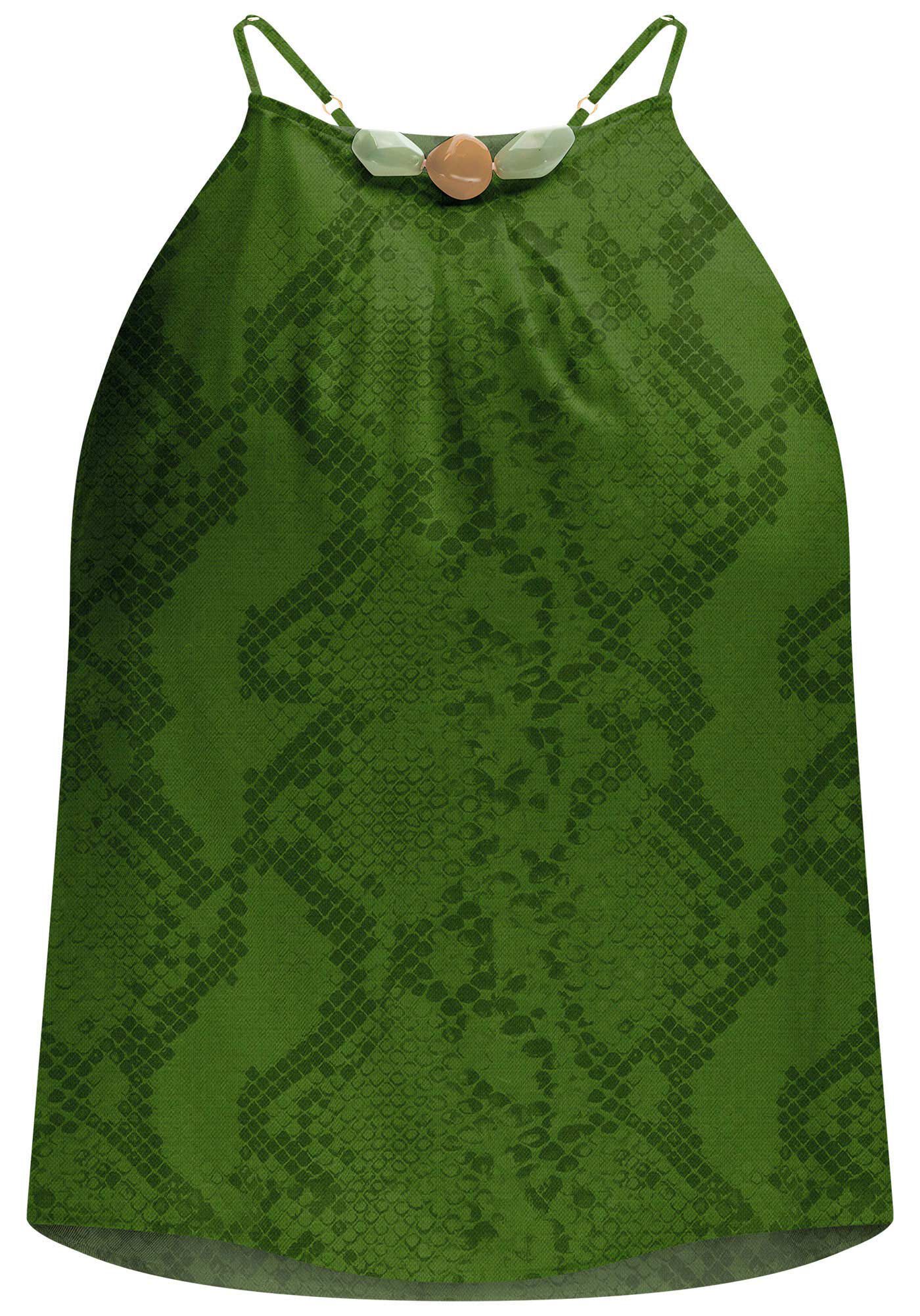 Blusa em Viscose com Pedras Decote, , large.