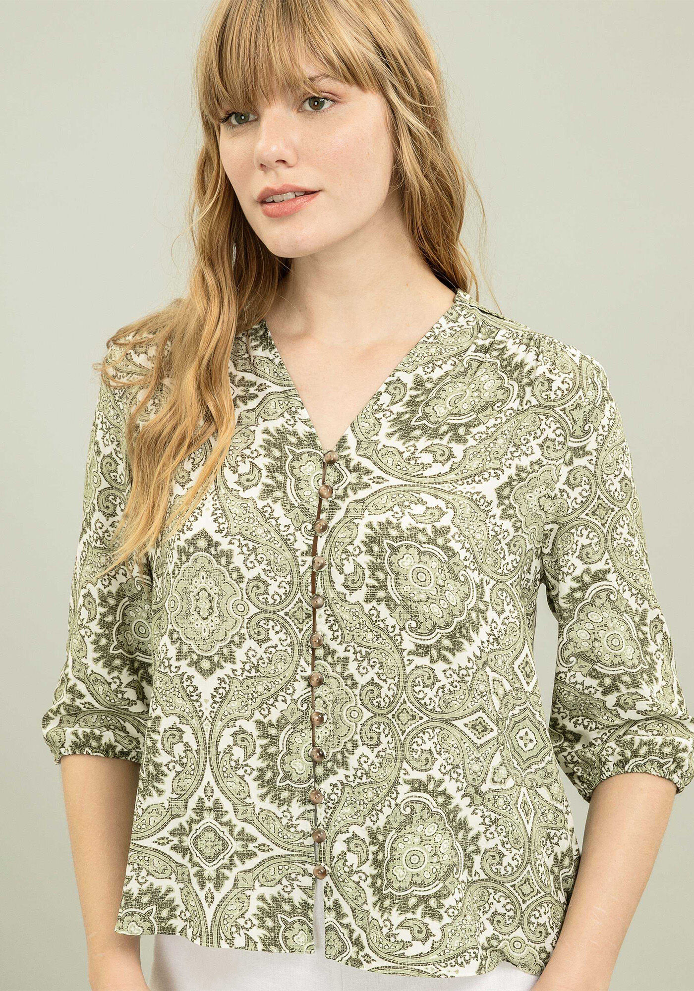 Camisa Manga 3/4 Estampa, , large.