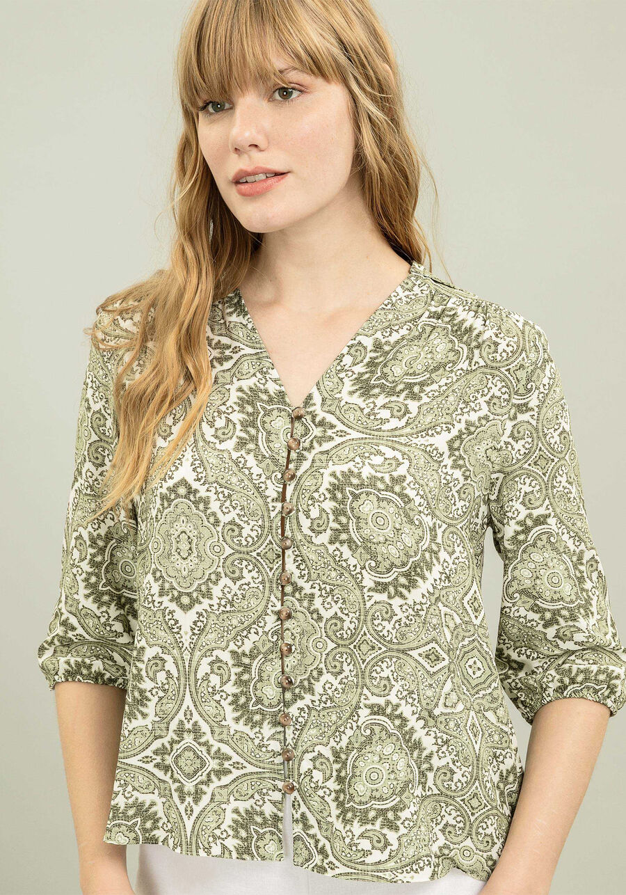 Camisa Manga 3/4 Estampa, . Camisa Manga 3/4 Estampa, , large.