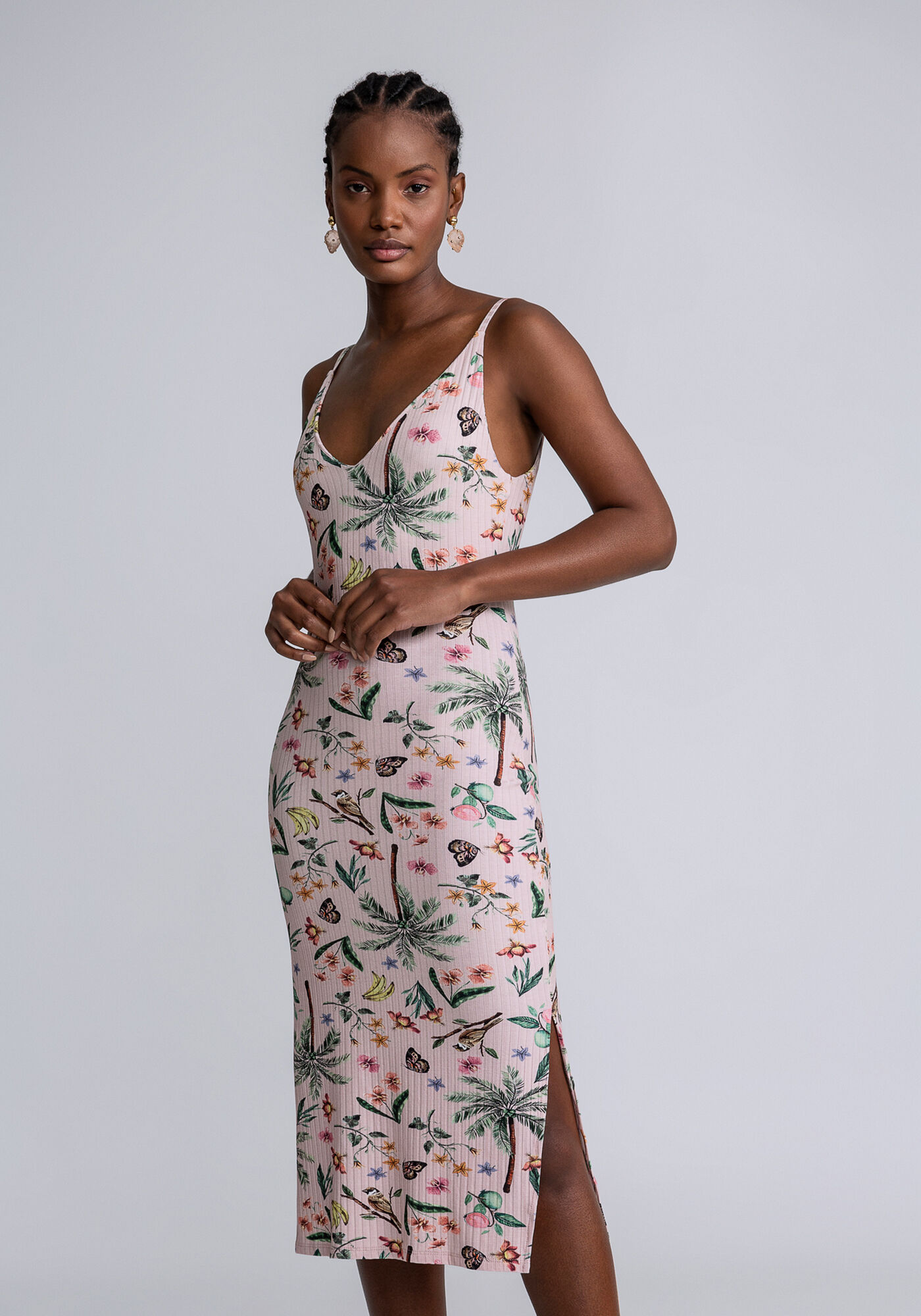 Vestido lez a lez midi hotsell