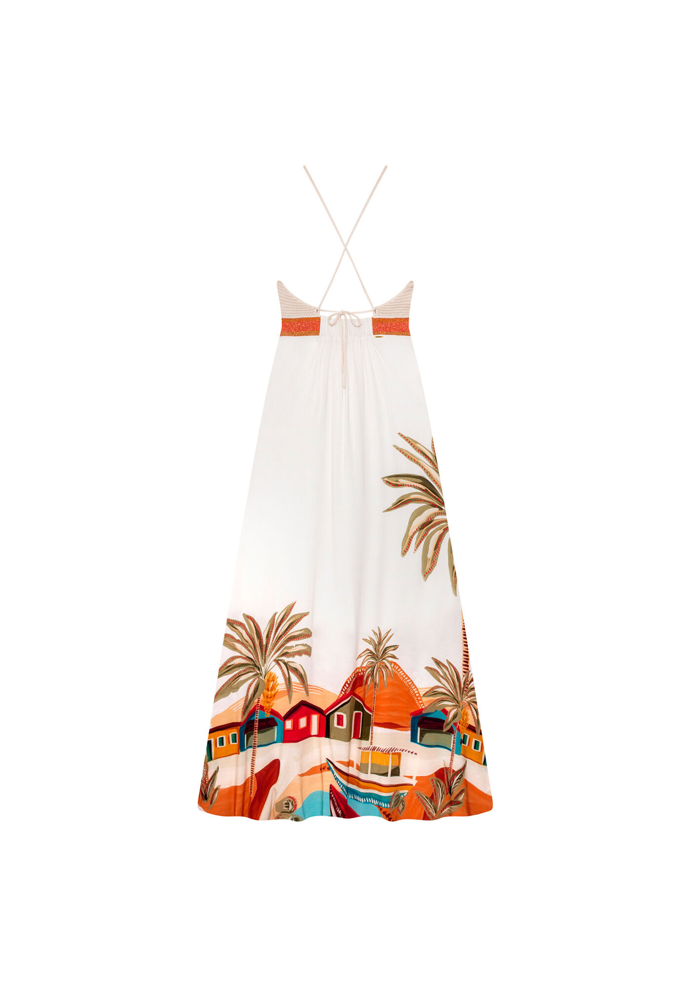 Vestido Longo Busto Tric&ocirc; Ceu, , large.