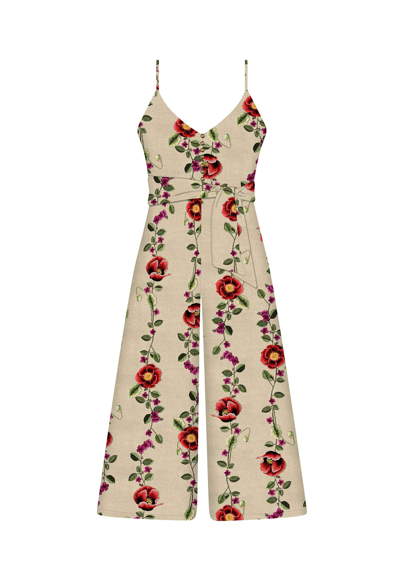 Macac&atilde;o Tecido Crepe Siena Midi, , large.