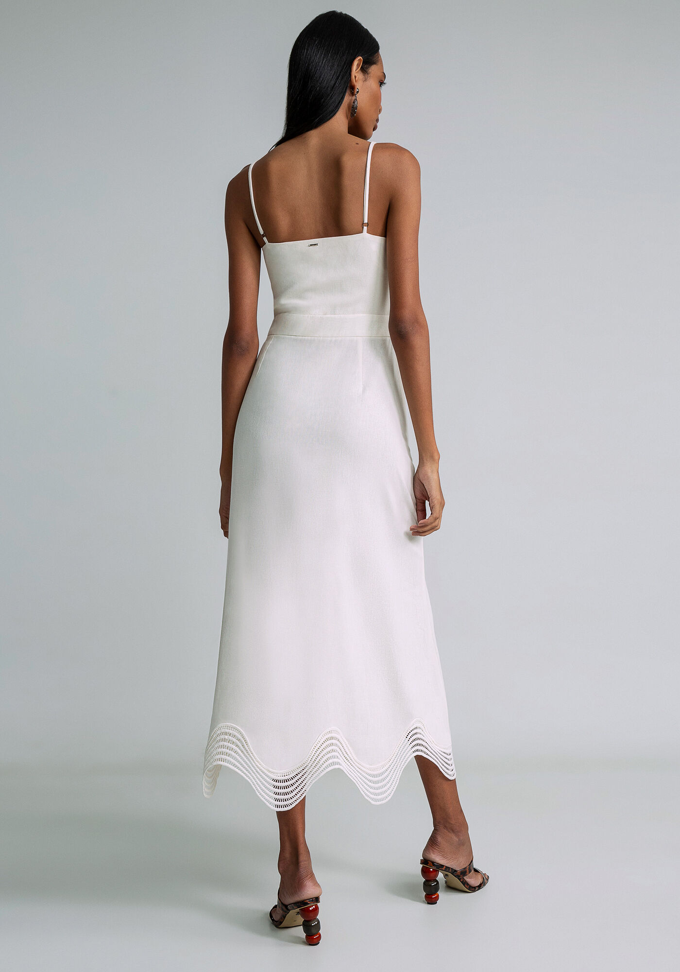 Vestido branco shop lez a lez