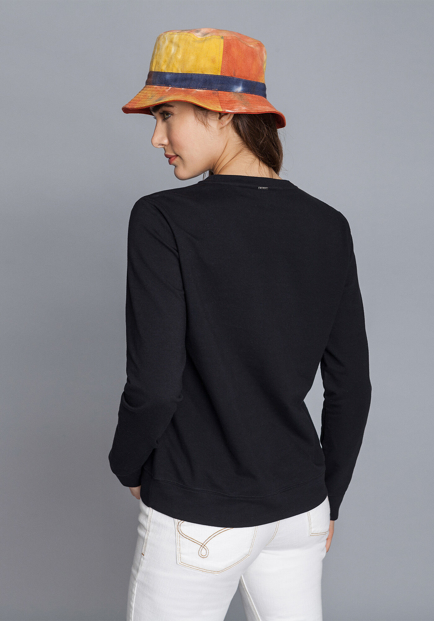 Blus&atilde;o Molecotton com Bordado, , large.