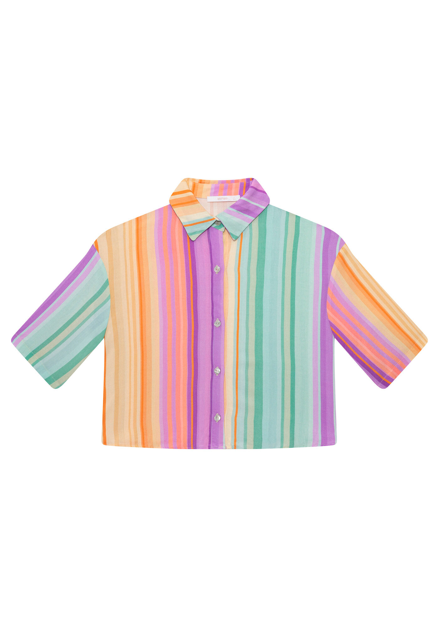 Camisa Manga Curta Cropped, , large.