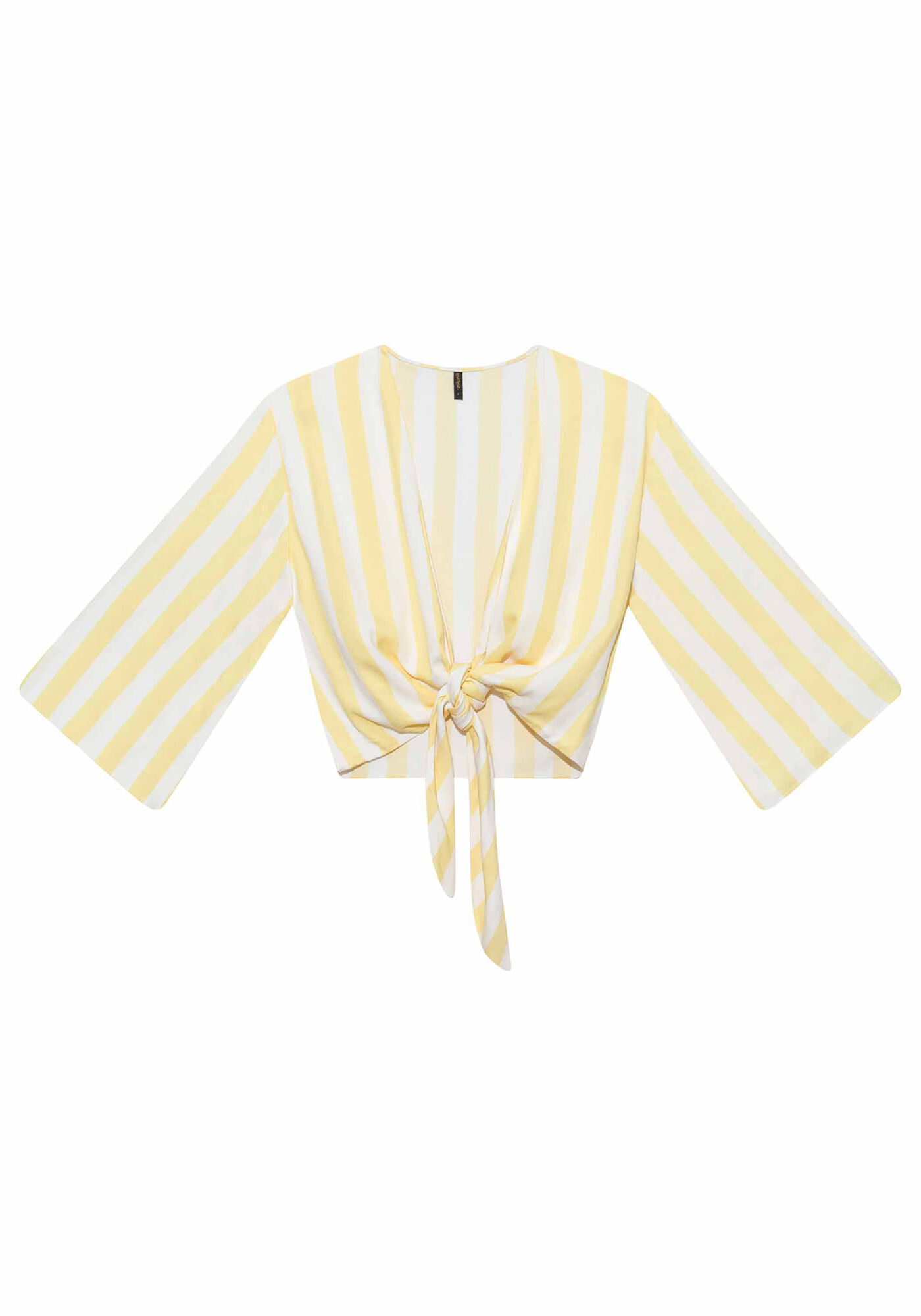 Blusa com Amarra&ccedil;&atilde;o em Tecido, , large.