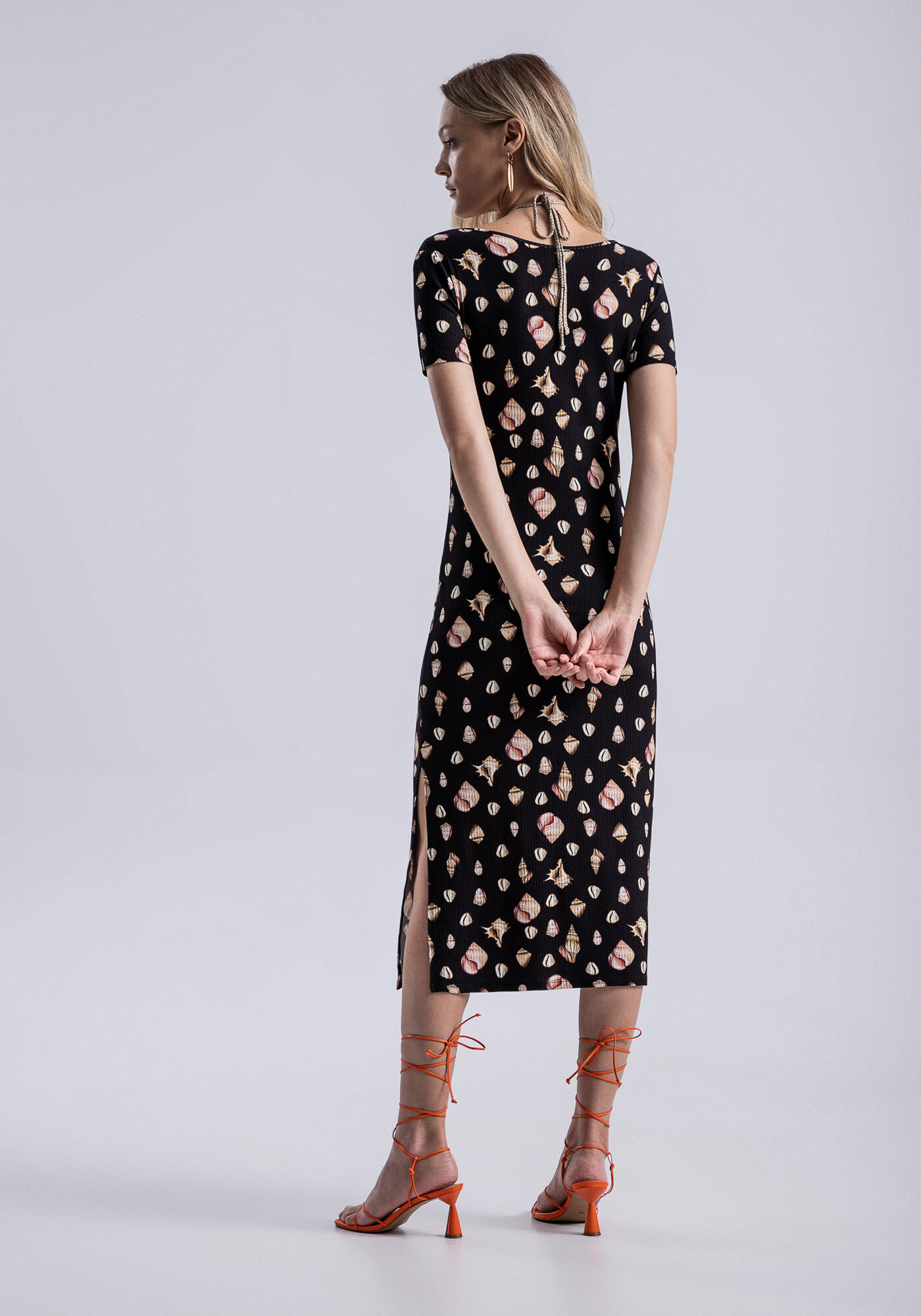 Vestido Midi Canelado com Top Frente &Uacute;nica, BUZIOS, large.