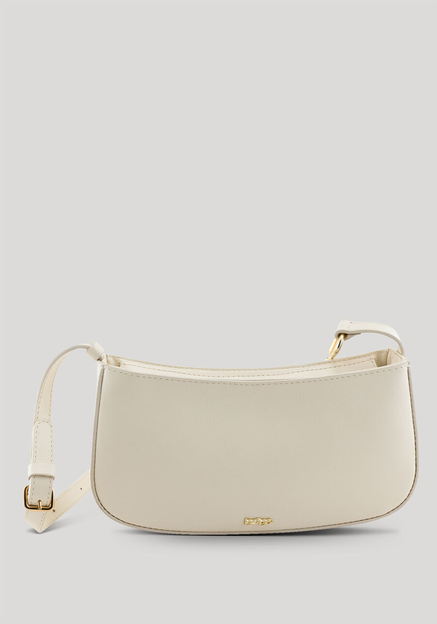 Bolsa Baguete Média em Couro Minimal, . Bolsa Baguete Média em Couro Minimal, , large.