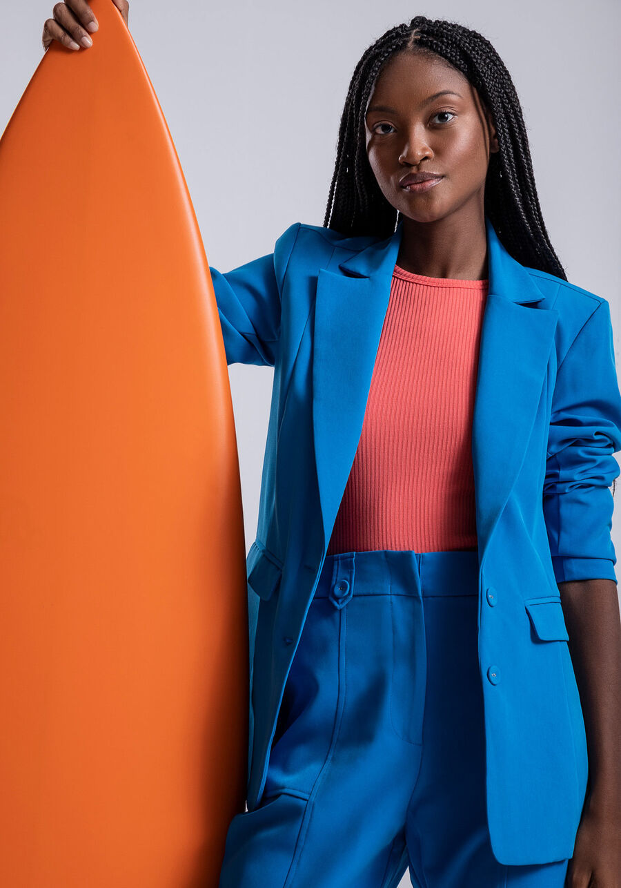 Blazer Boyfriend em Tecido Petra, . Blazer Boyfriend em Tecido Petra, , large.