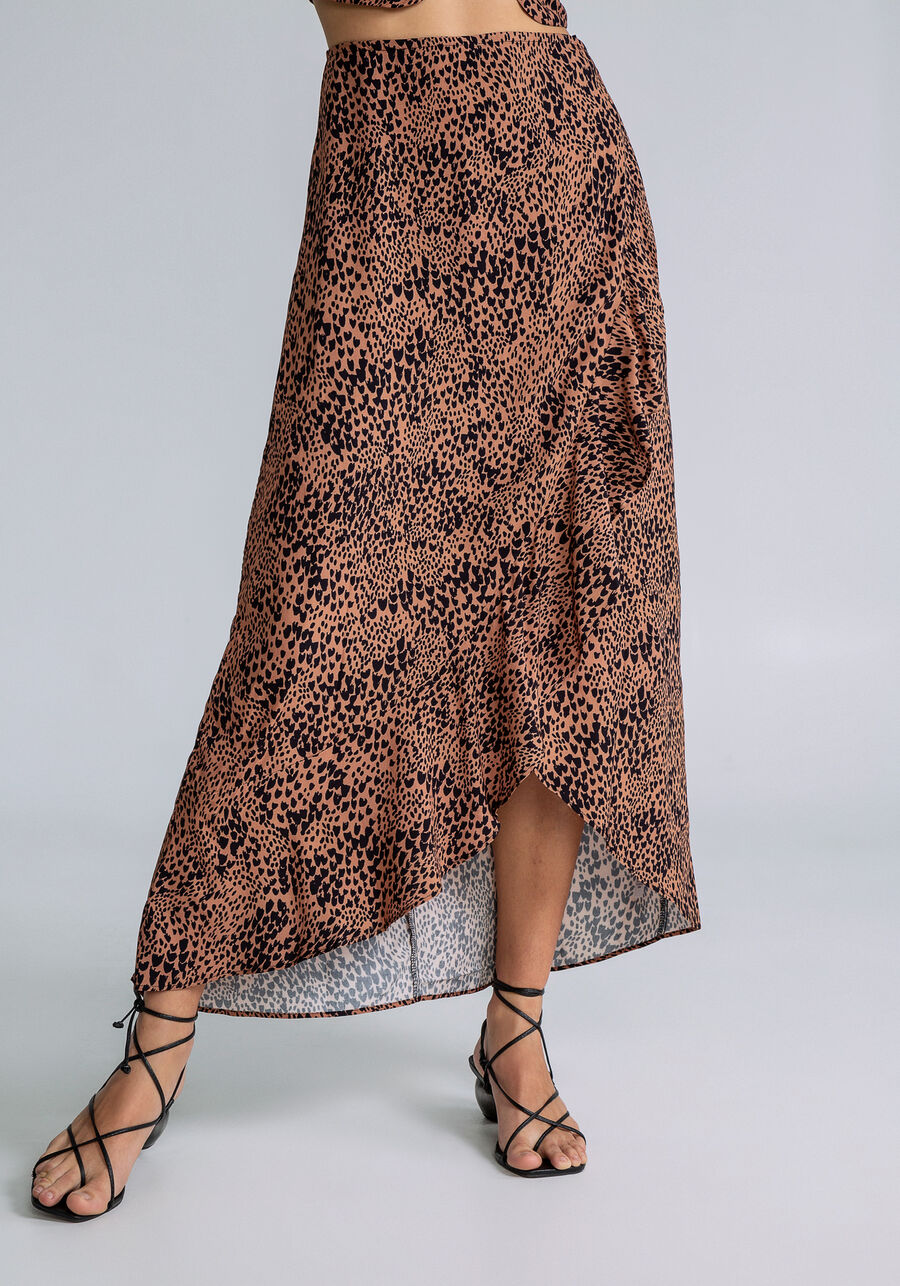 Saia Mídi Babado Transpassado, . Saia Mídi Babado Transpassado, , large.