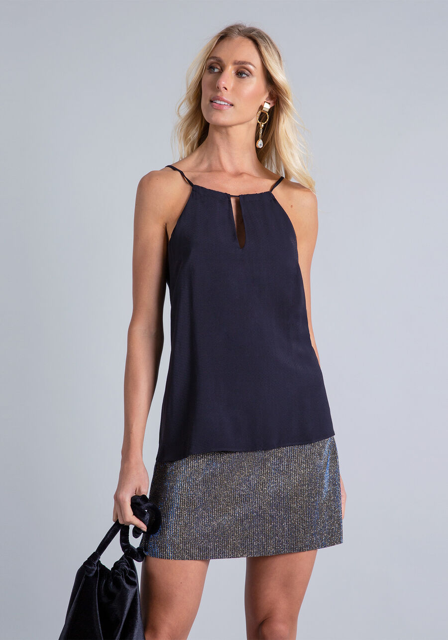 Blusa com Alças Amarração, . Blusa com Alças Amarração, , large.