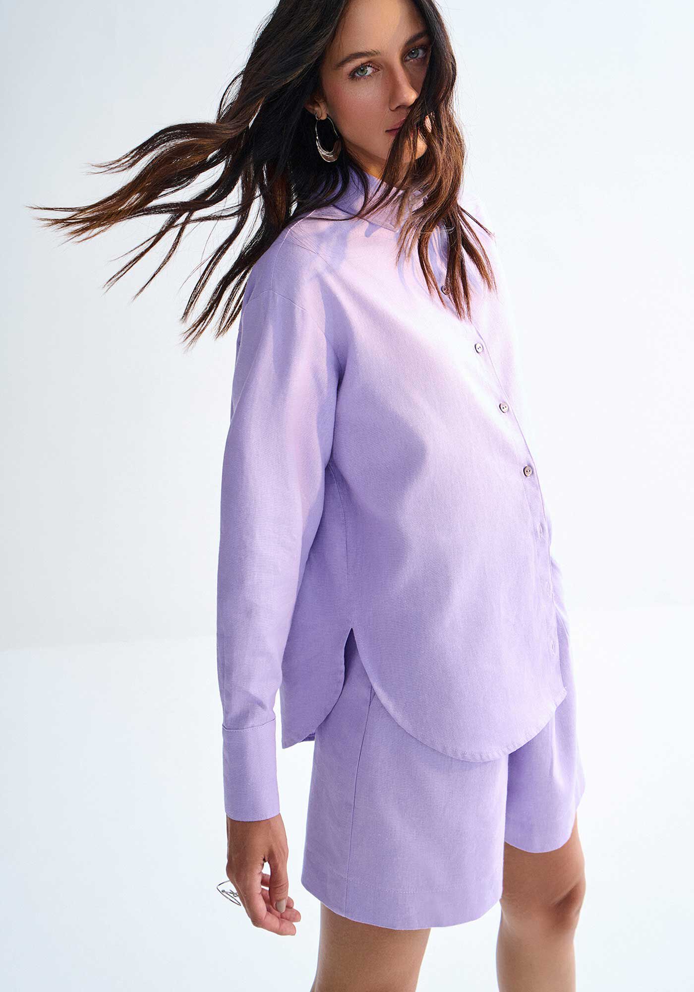 Camisa Manga Longa em Linho, , large.