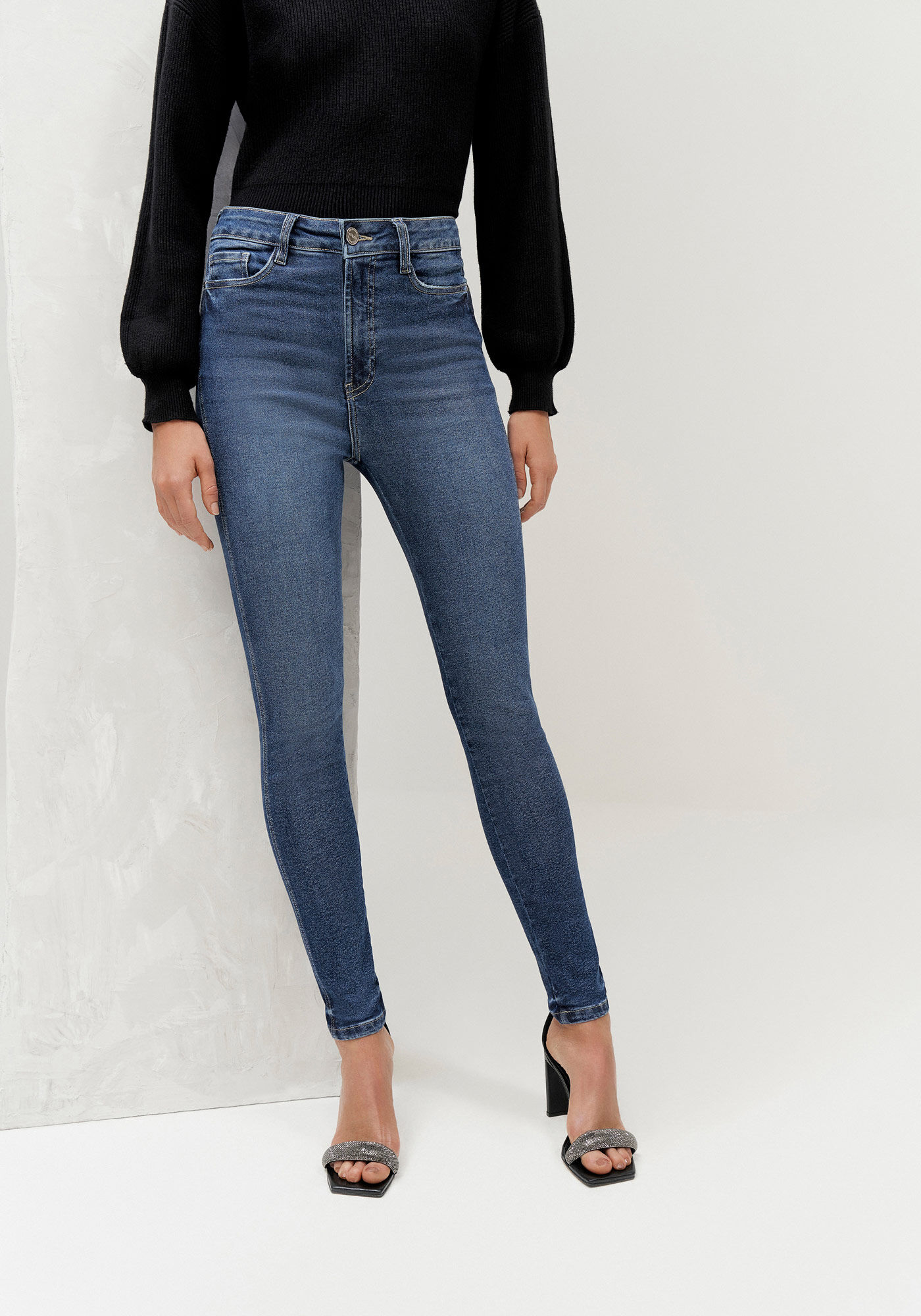 Cal&ccedil;a Jeans Skinny Cintura Alta Perfect, , large.