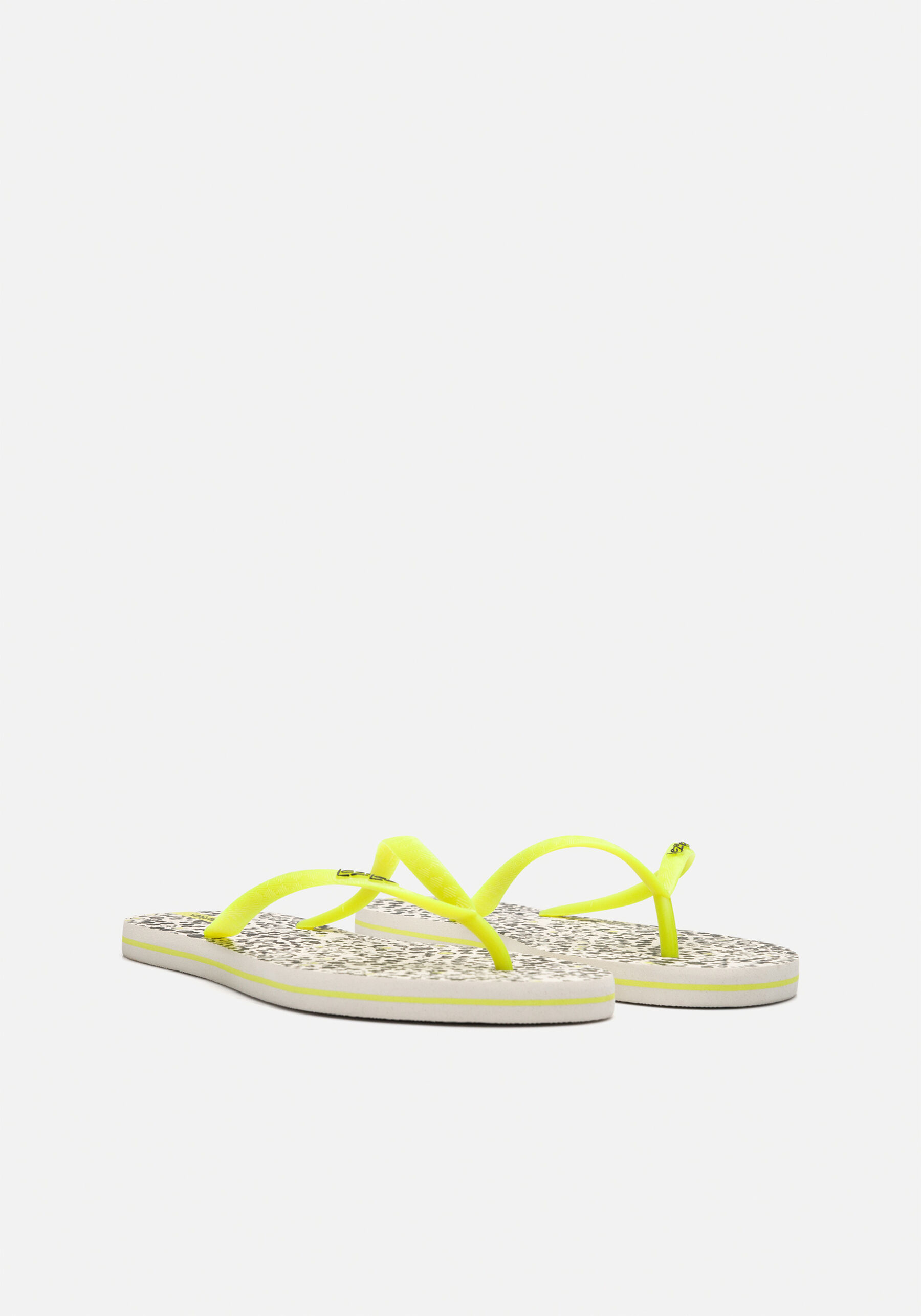 Chinelo Feminino Estampado Com Tiras Finas, ARATU BEGE. Chinelo Feminino Estampado Com Tiras Finas, ARATU BEGE, large.