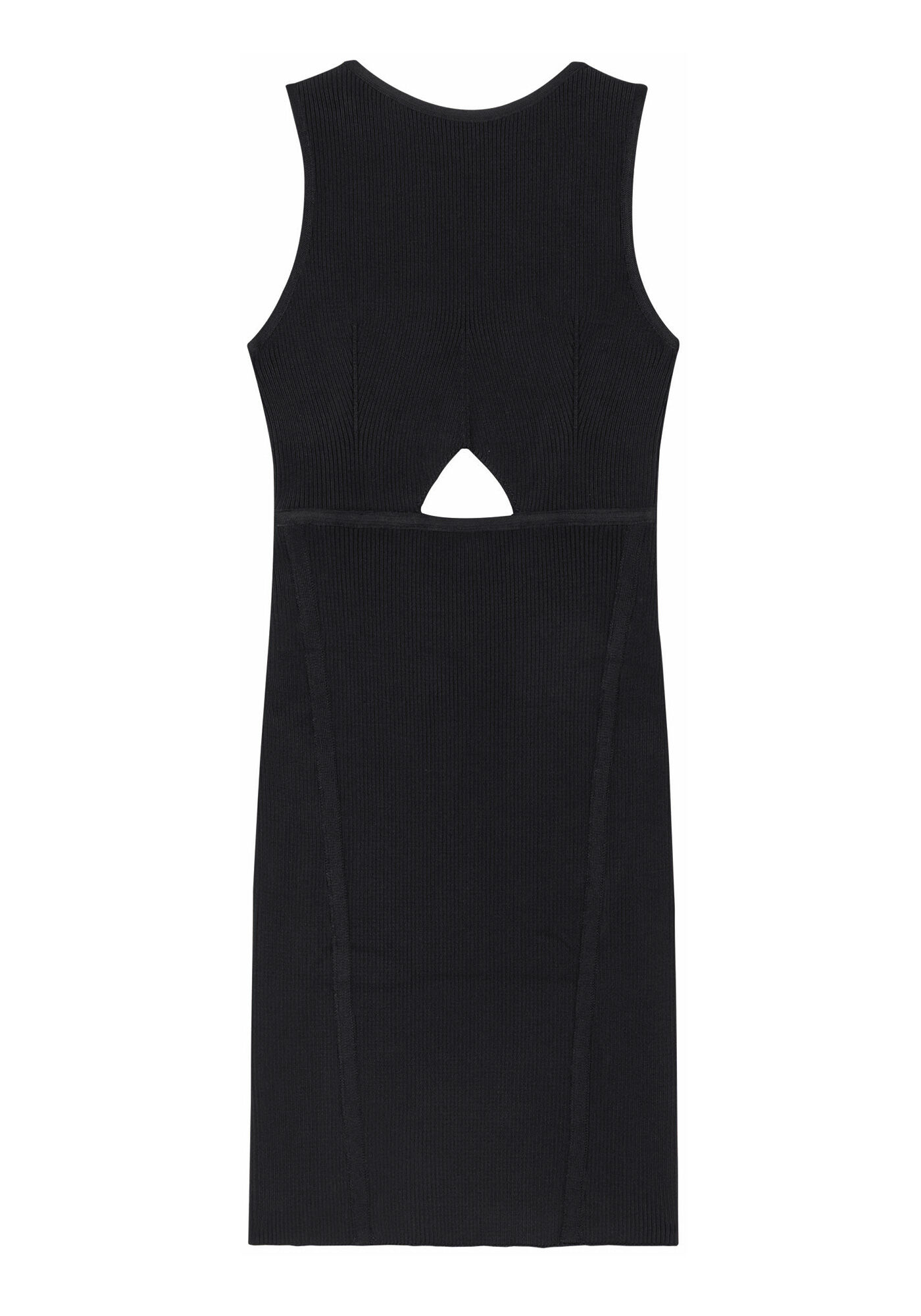 Vestido Curto em Tric&ocirc; com Recorte Costas, , large.