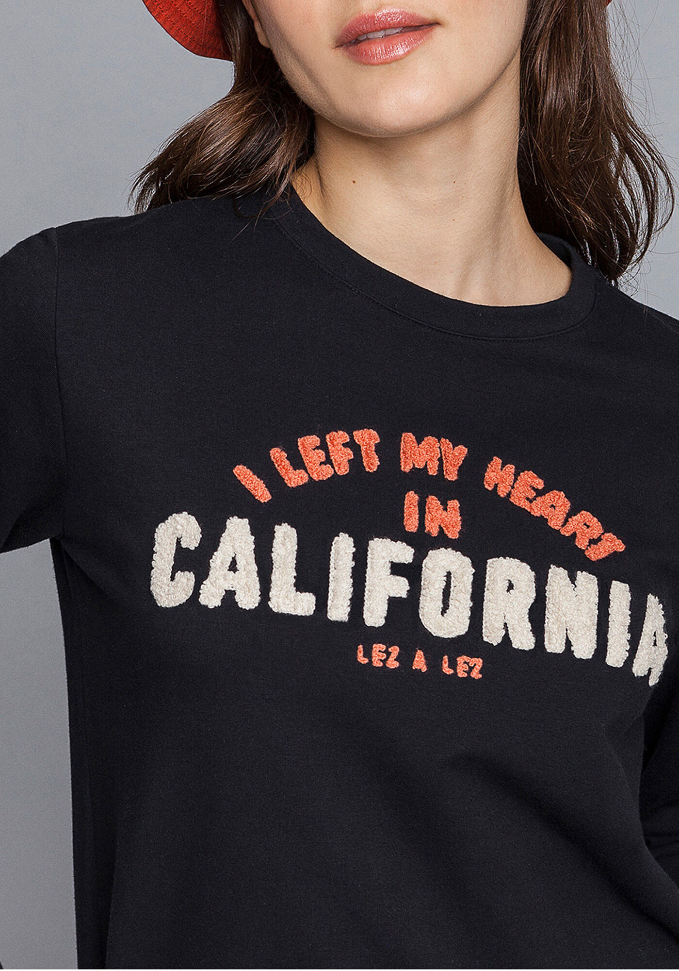 Blus&atilde;o Molecotton com Bordado, , large.