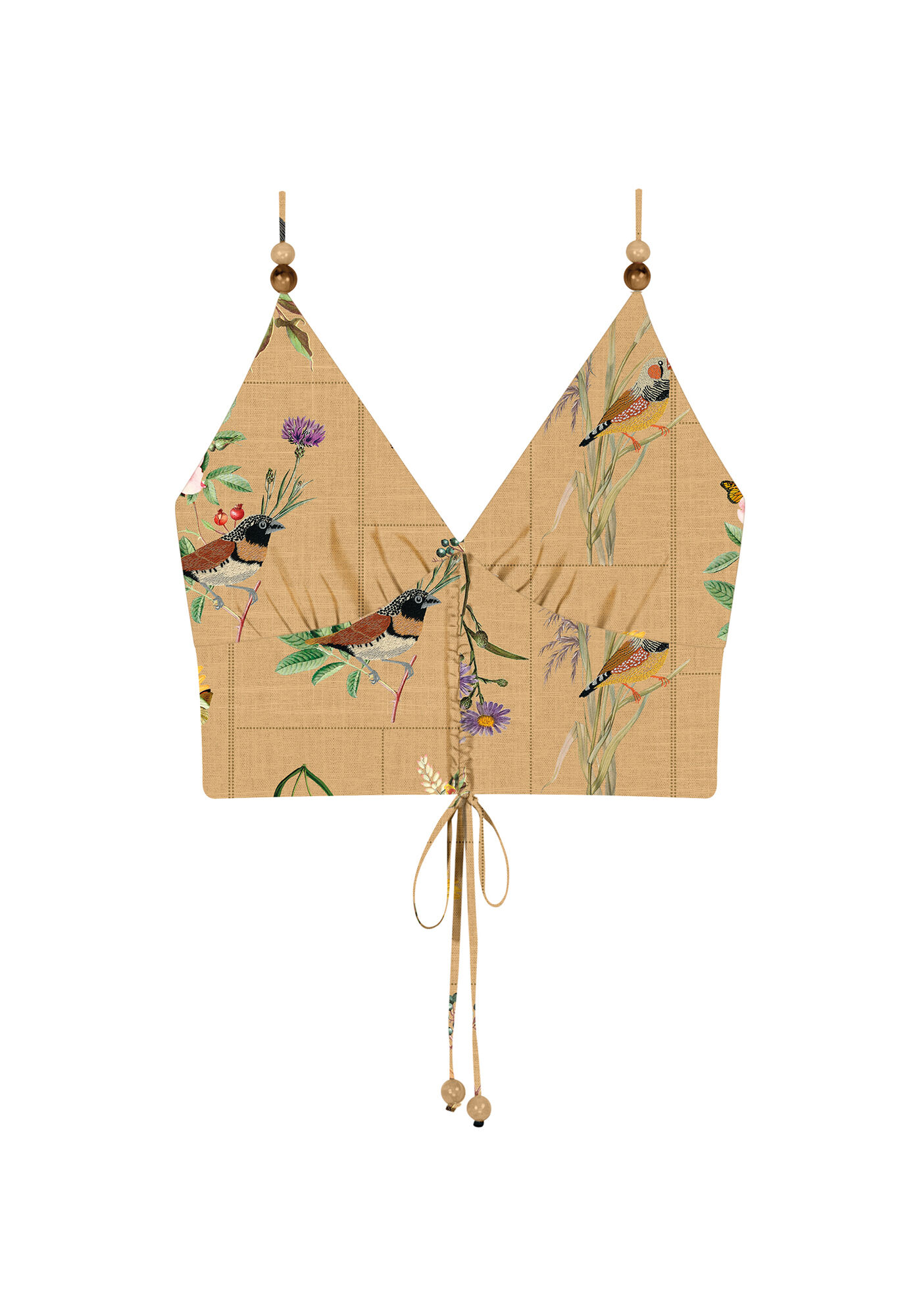 Blusa com Al&ccedil;as Cropped Amarra&ccedil;&atilde;o, GRACA, large.