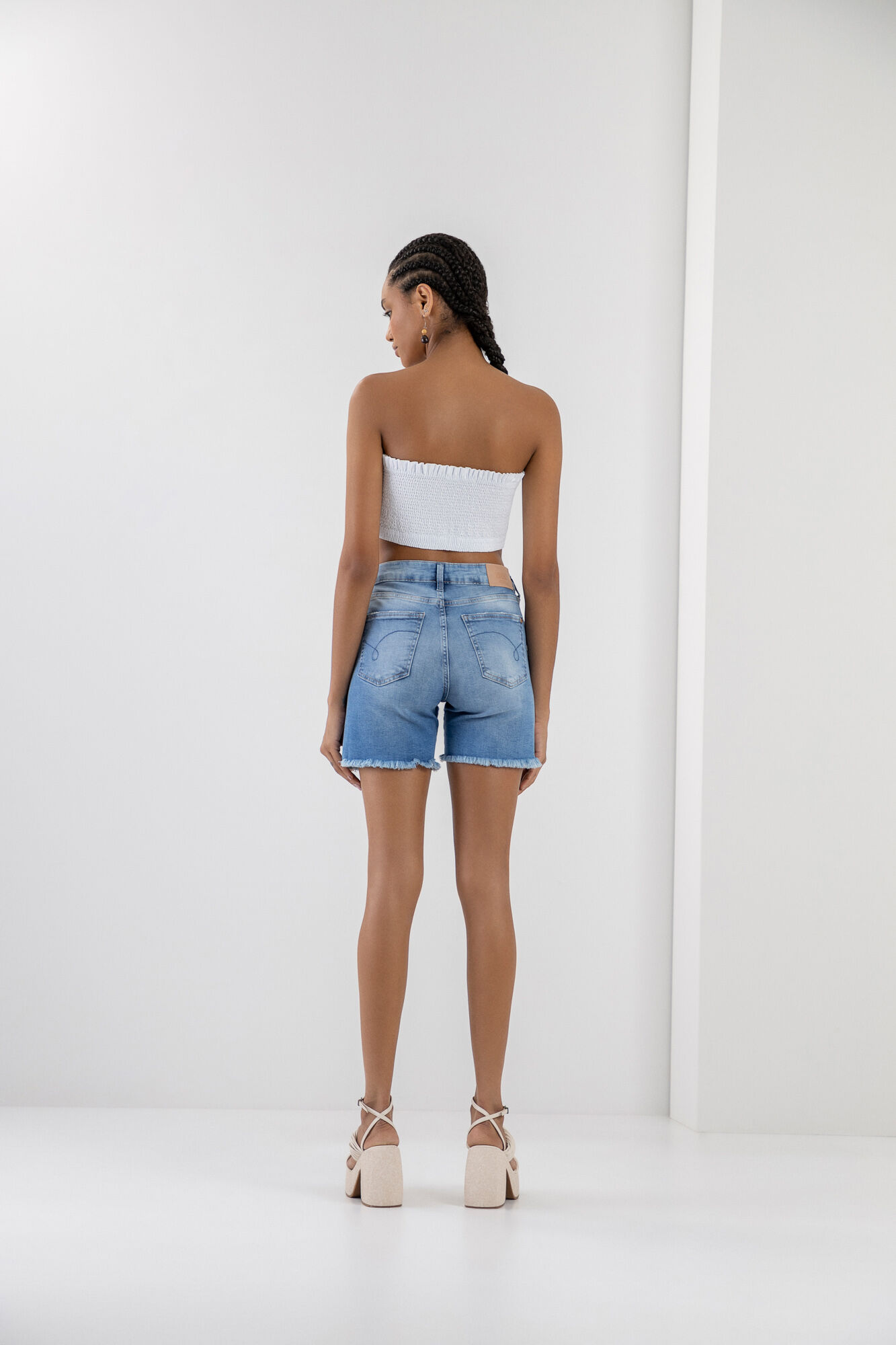 Short jeans justo 2025
