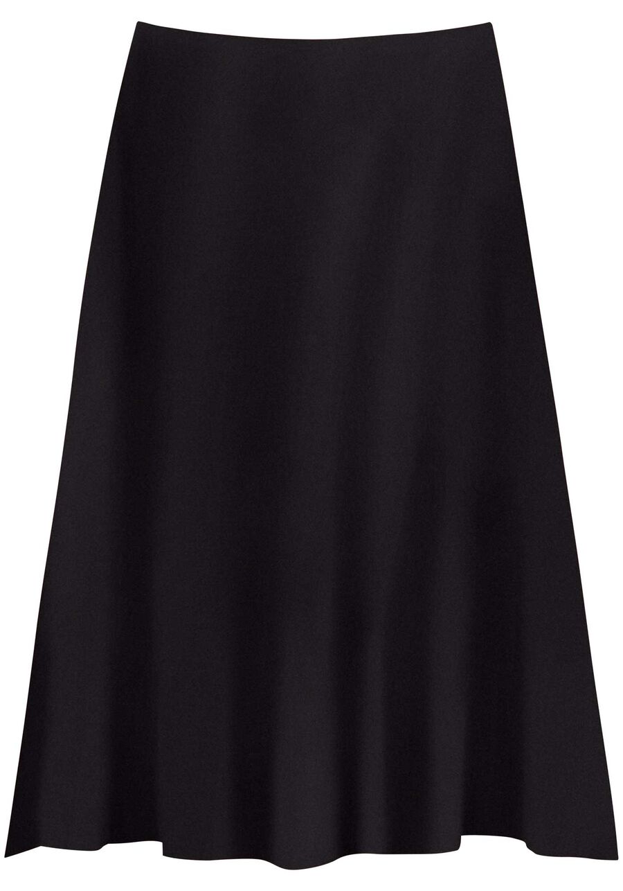 Saia Midi Com Cintura Alta E Bolsos Embutidos Tecido Plano, . Saia Midi Com Cintura Alta E Bolsos Embutidos Tecido Plano, , large.