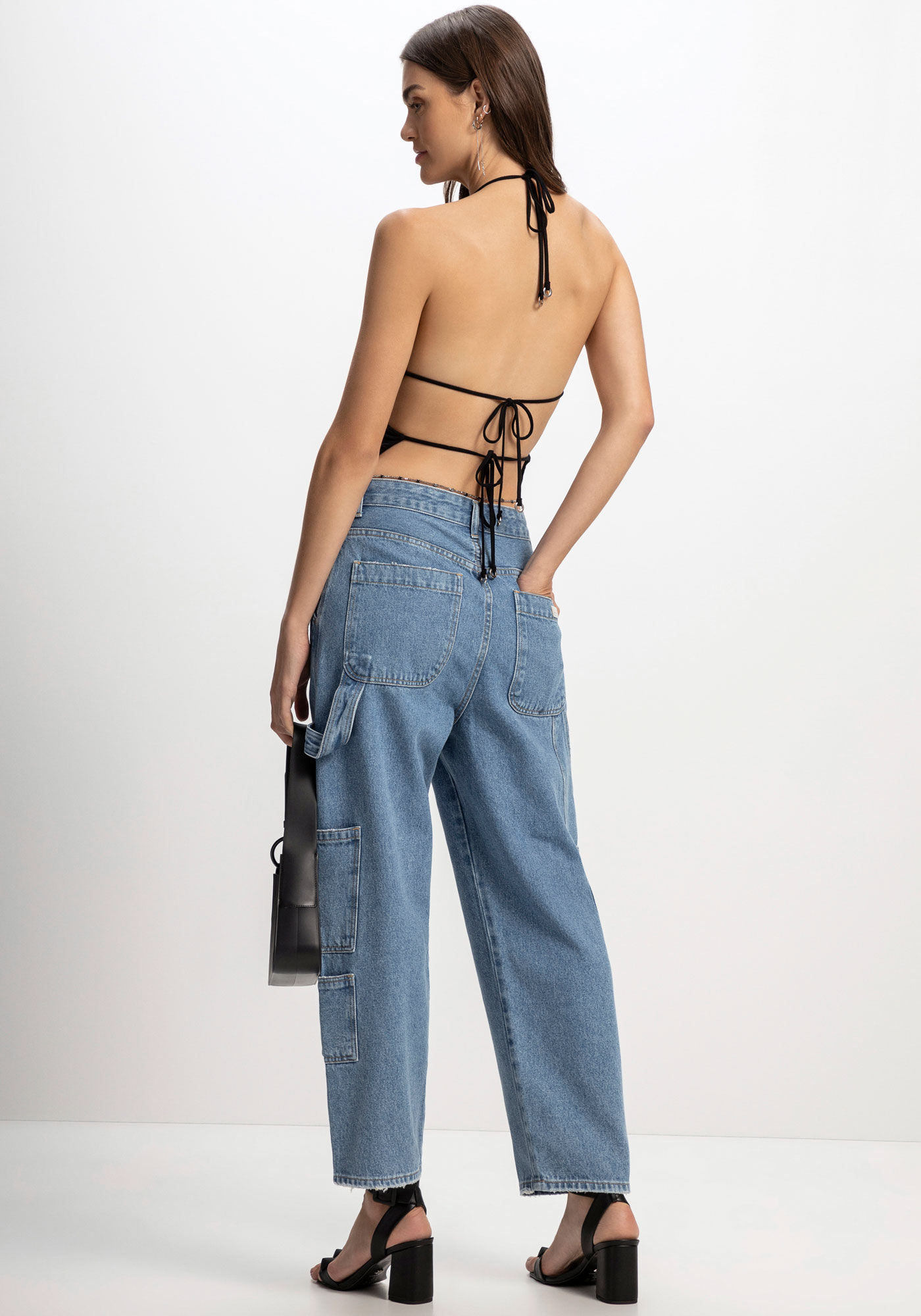 Blusa Frente &Uacute;nica com Amarra&ccedil;&atilde;o Costas, , large.