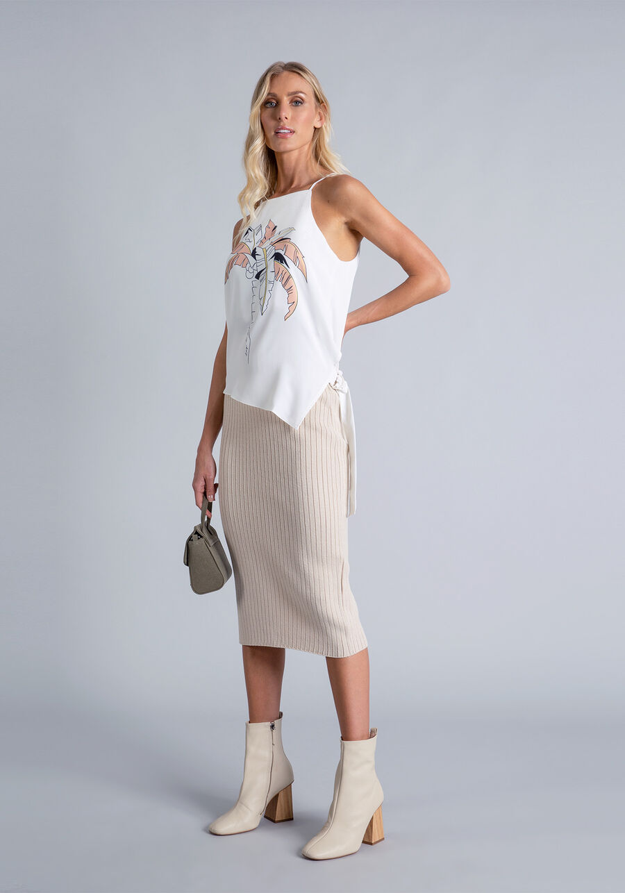 Blusa com Alças Assimétrica, . Blusa com Alças Assimétrica, , large.