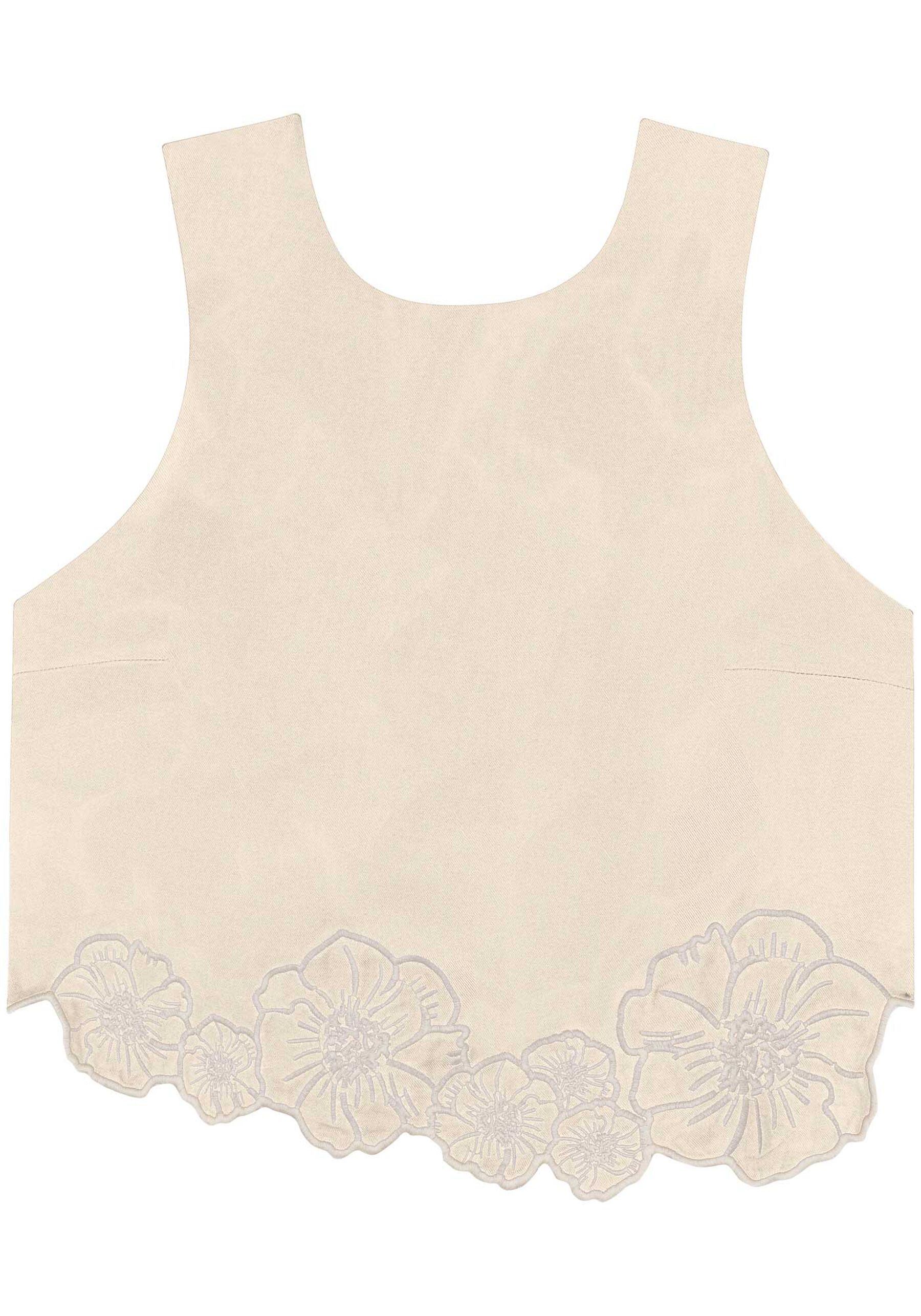 Blusa Curta Com Barra Bordada Em Viscose, . Blusa Curta Com Barra Bordada Em Viscose, , large.