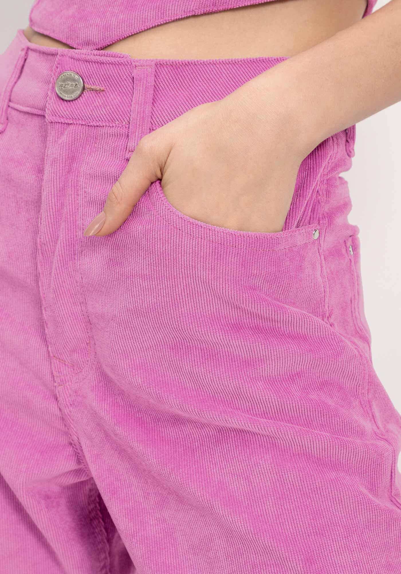 Calça de deals veludo canelada