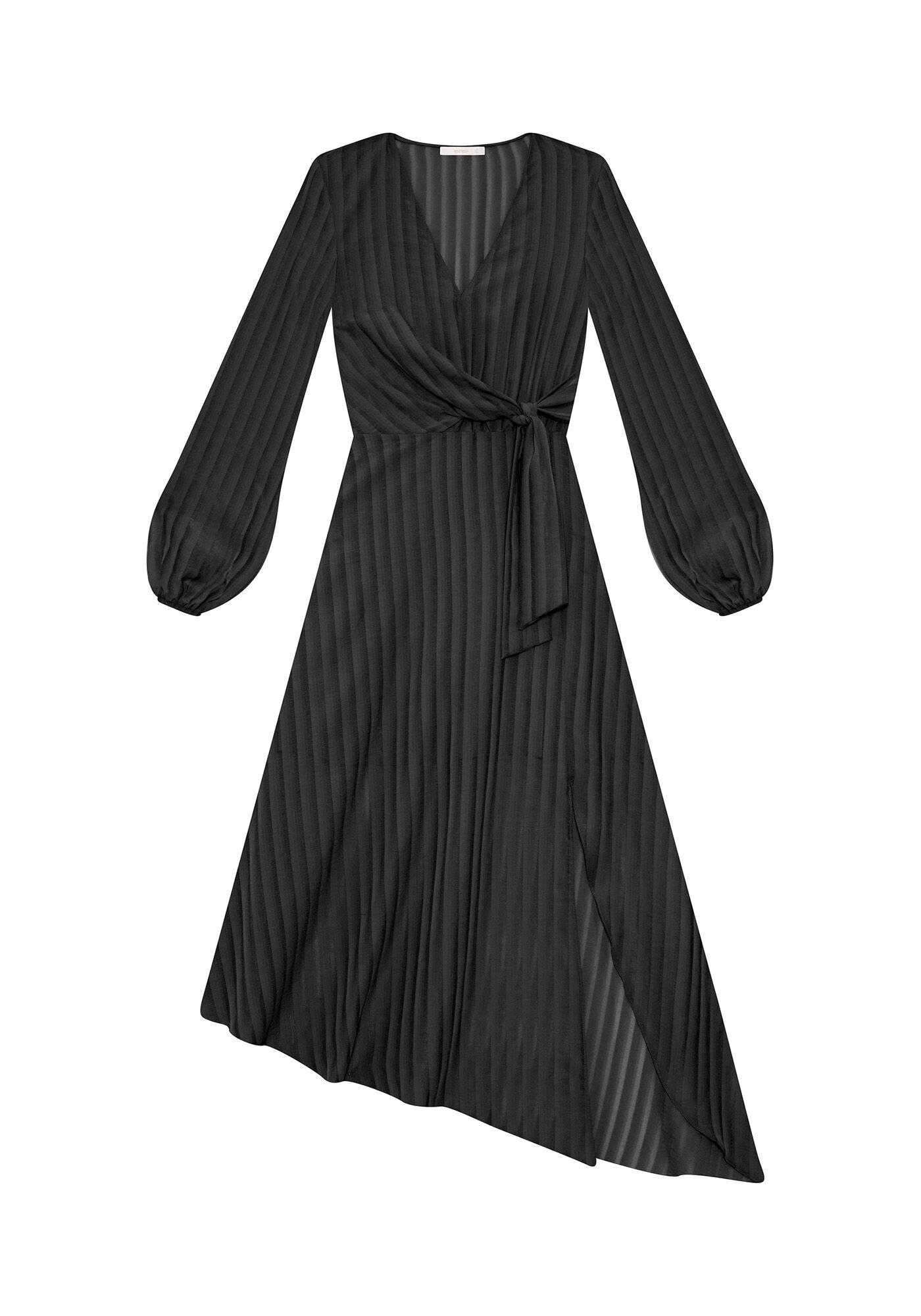 Vestido M&iacute;di Assim&eacute;trico, , large.