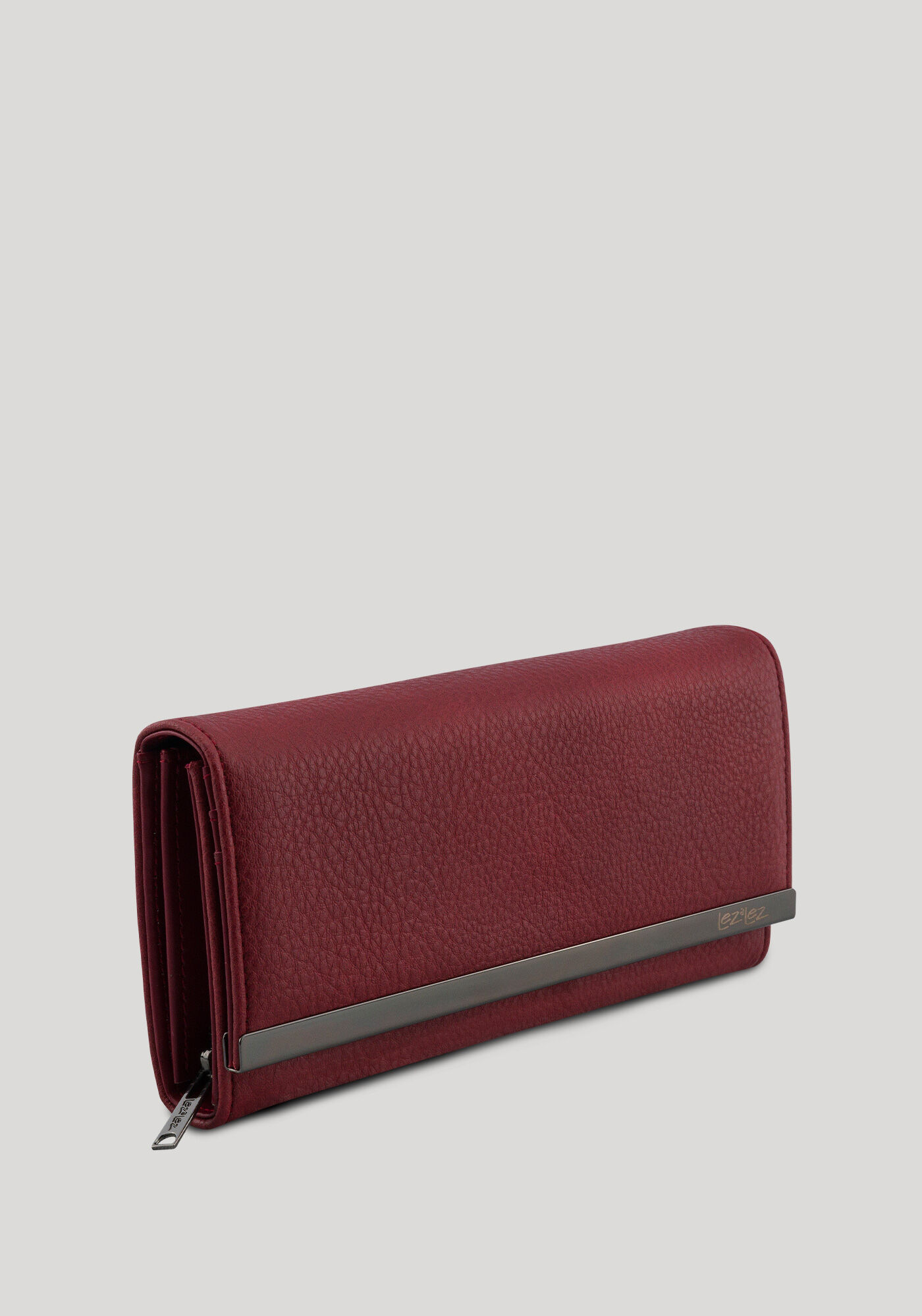 Carteira Retangular Estruturada Com Bot&atilde;o Magn&eacute;tico, , large.