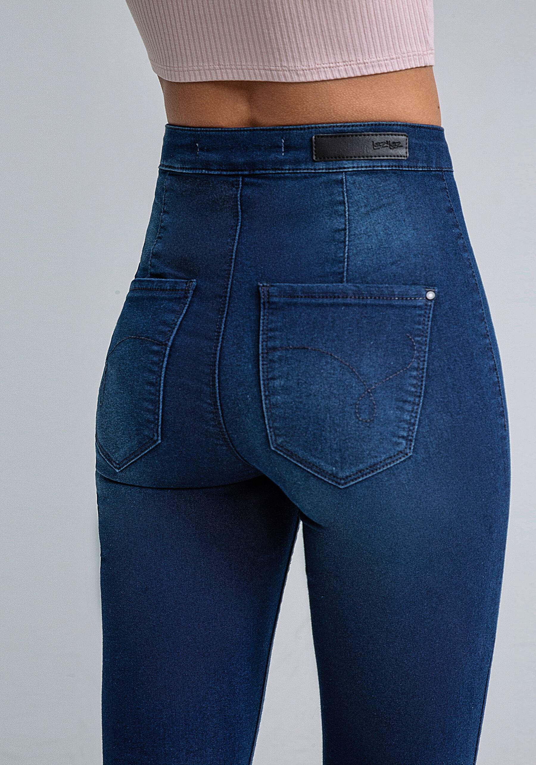 Calça Jeans Jegging Cropped Elastic Denim, . Calça Jeans Jegging Cropped Elastic Denim, , large.