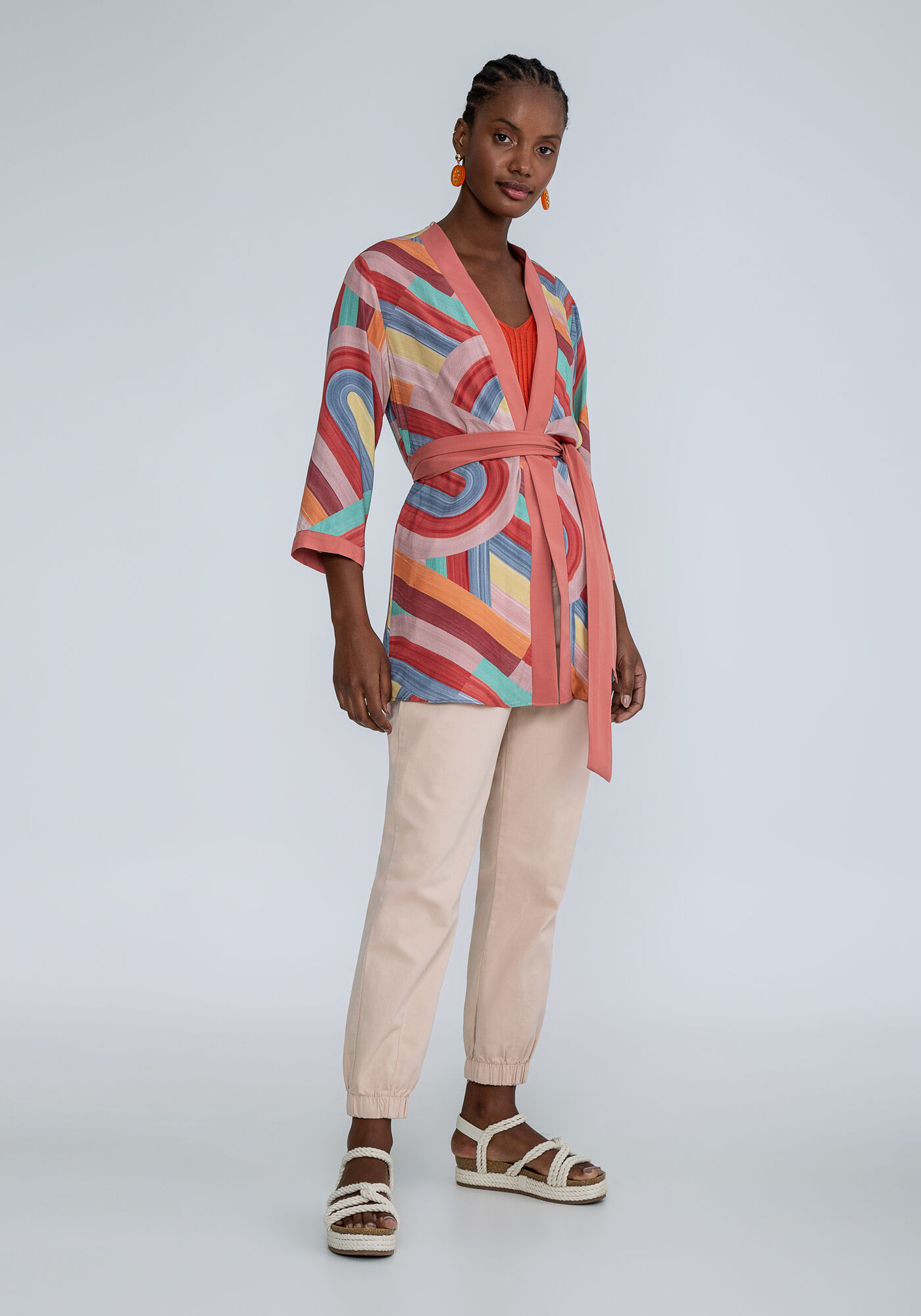Blusa kimono best sale