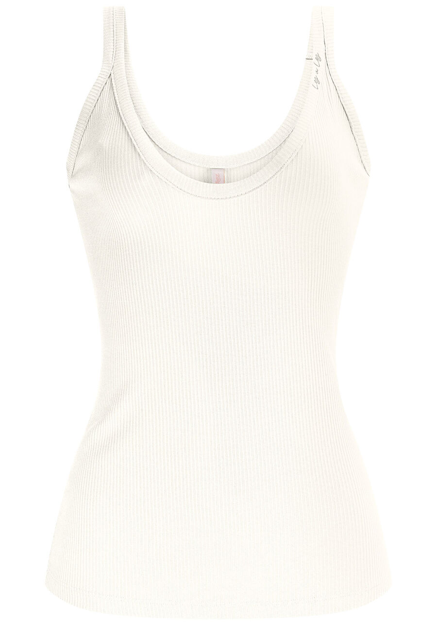 Blusa com Alças Canelada Basic, . Blusa com Alças Canelada Basic, , large.