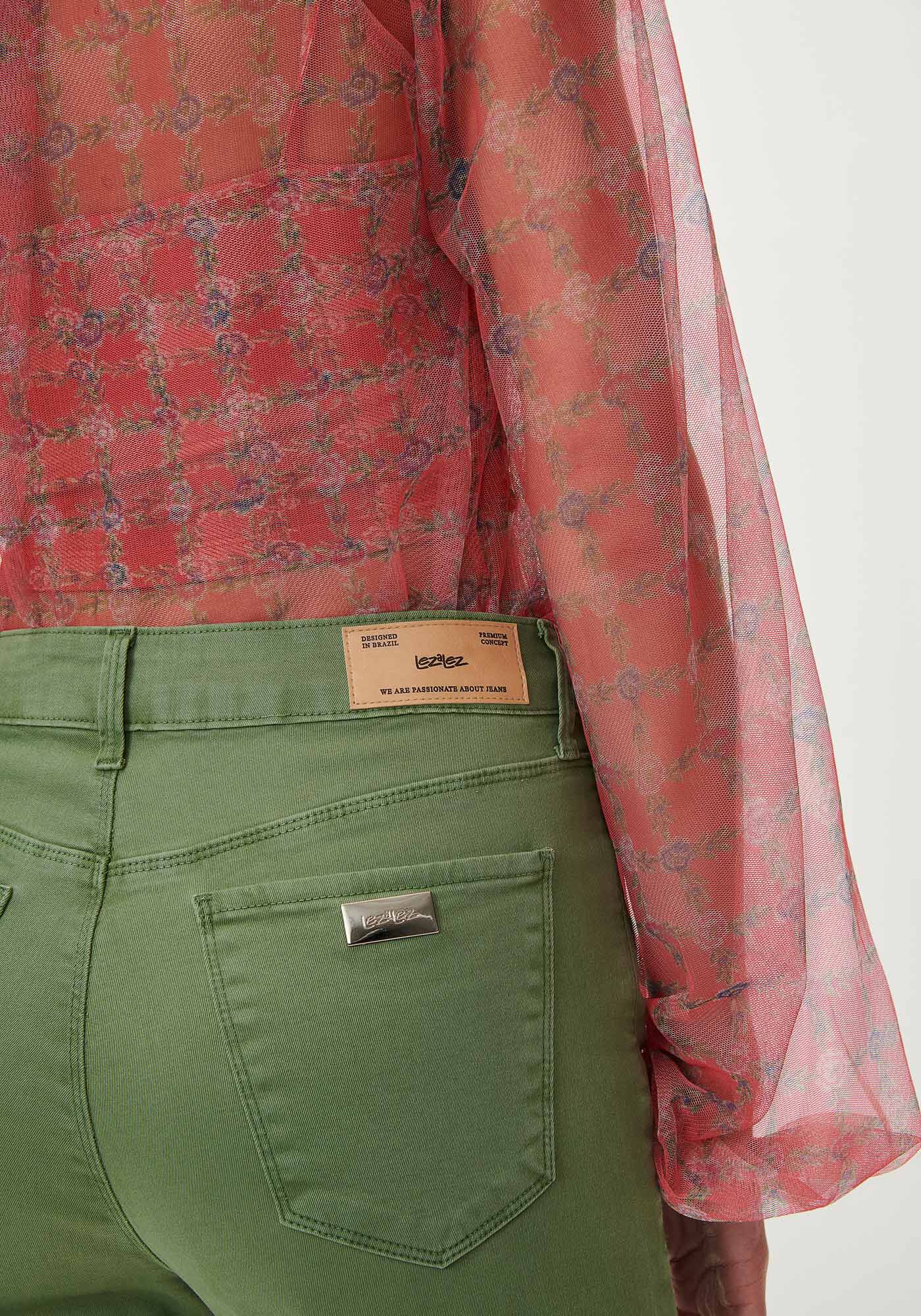 Cal&ccedil;a Sarja Skinny Cintura Alta Color, , large.