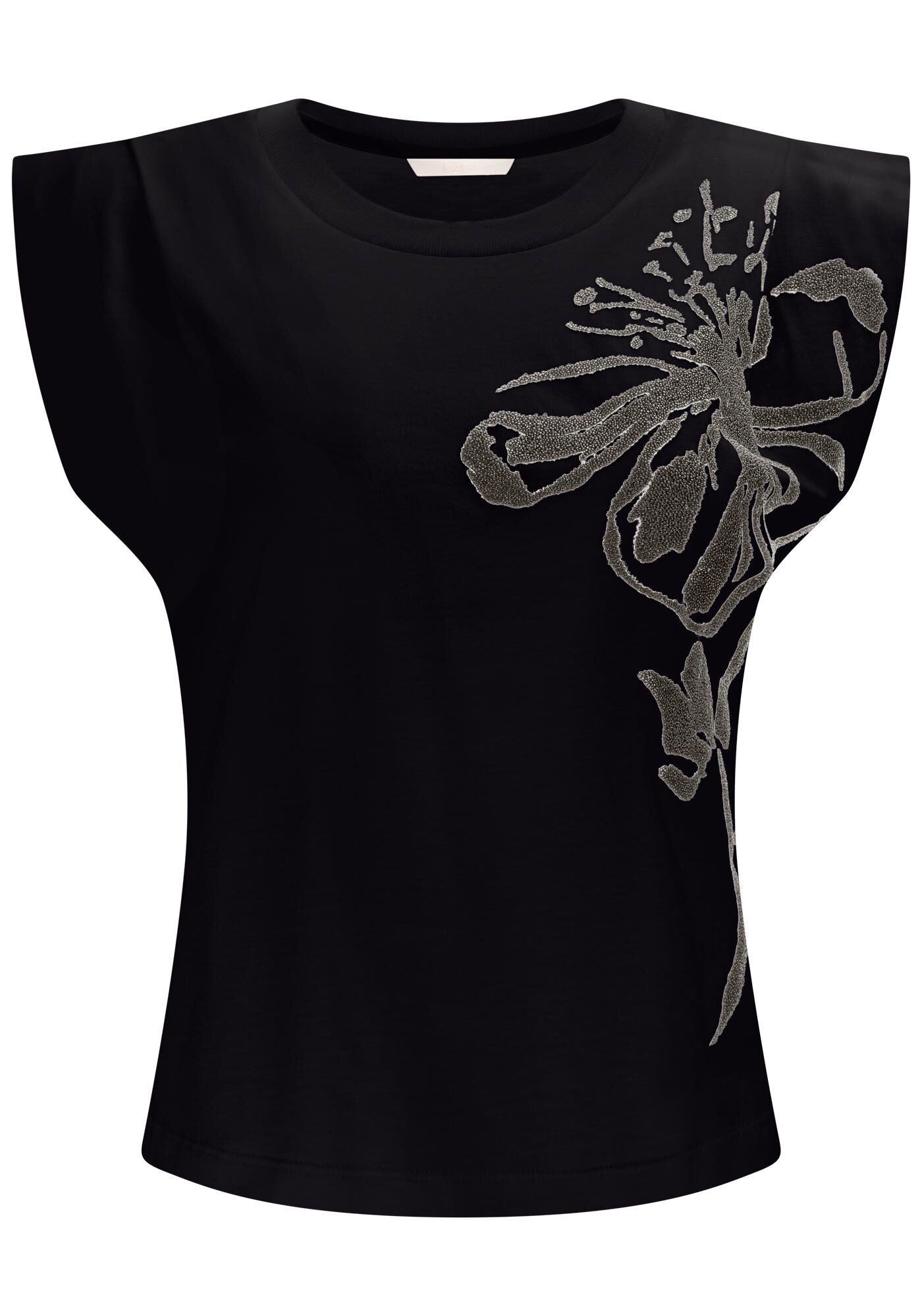 Blusa Muscle Tee em Malha com Textura, , large.