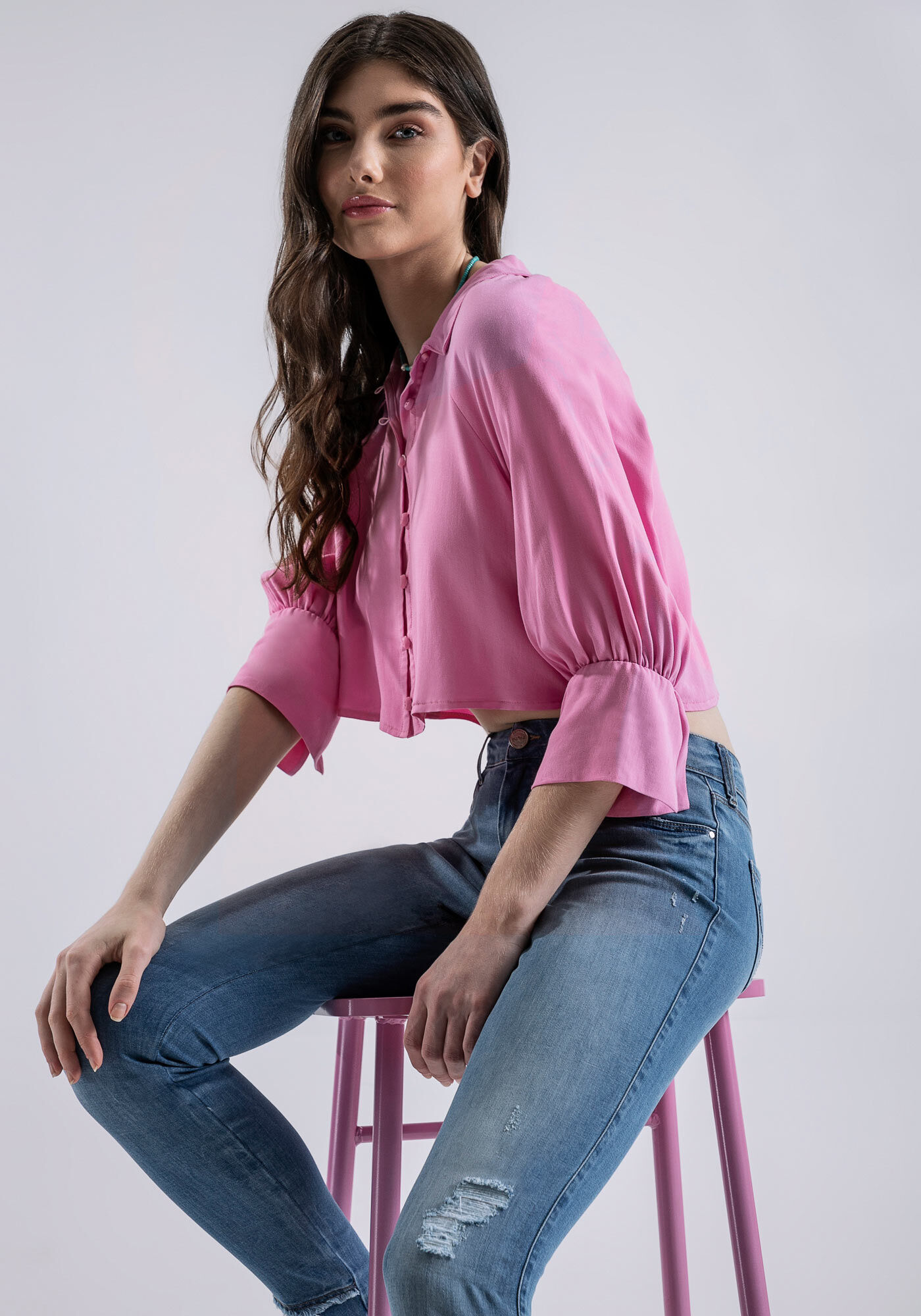 Cal&ccedil;a Jeans Skinny Cropped Bali Every Day, JEANS, large.