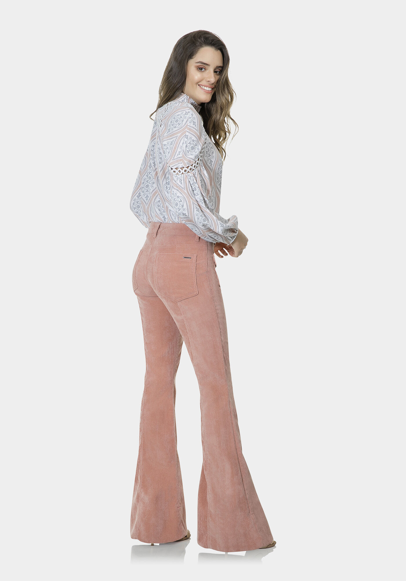Calça flare discount lezalez