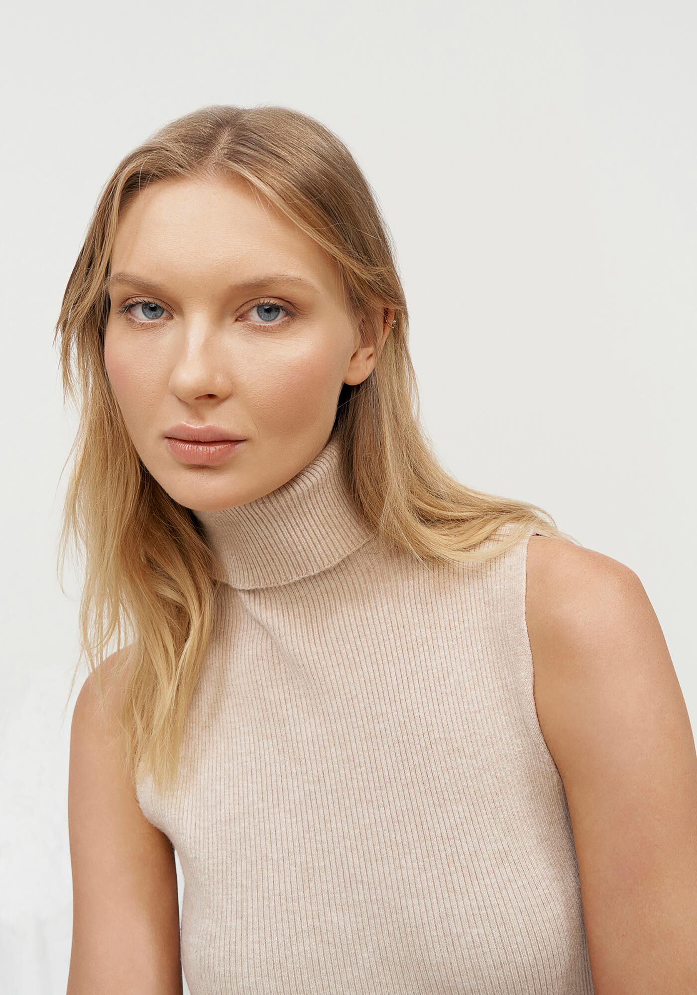 Regata em Tric&ocirc; com Gola Alta, , large.