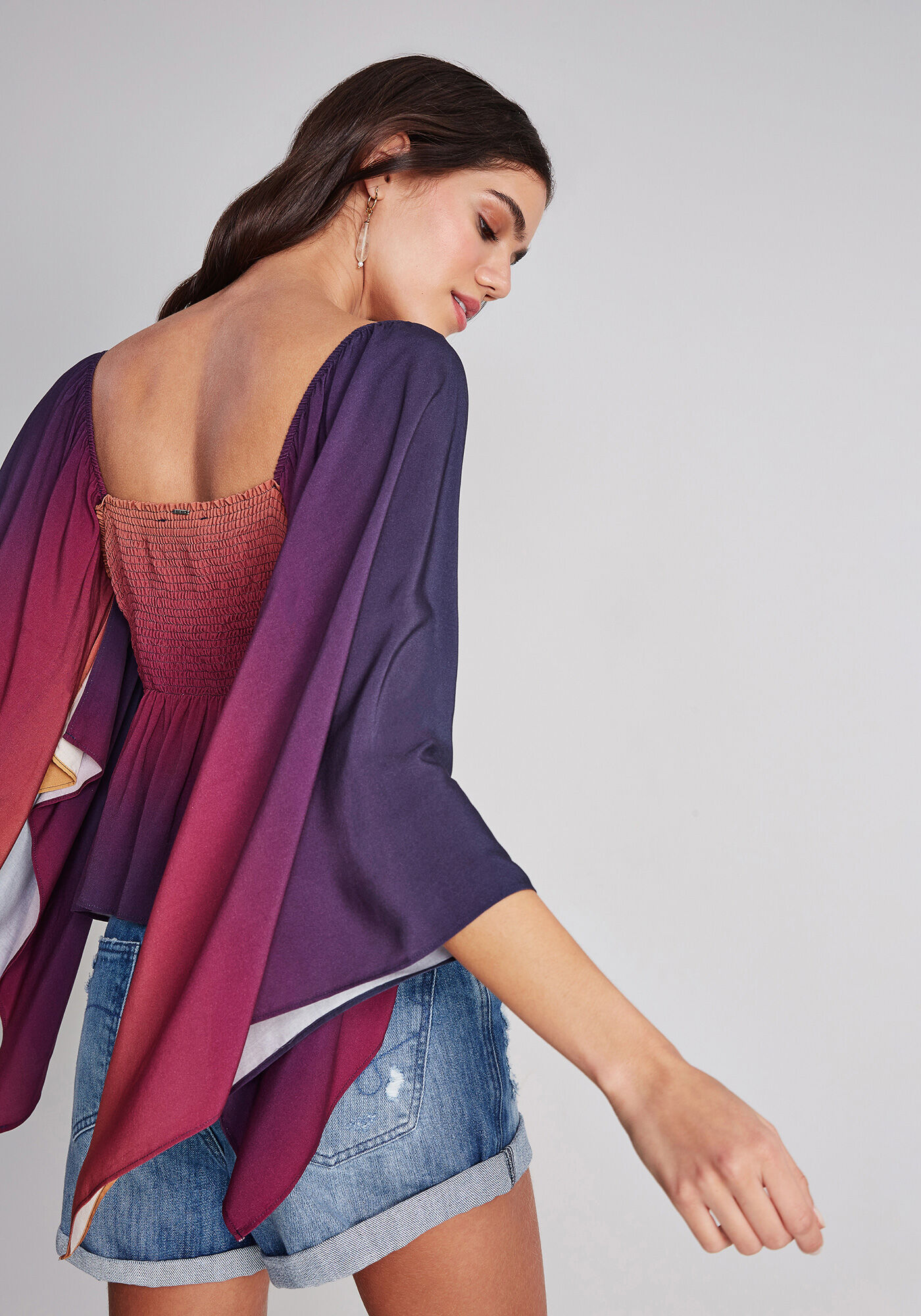 Blusa Manga M&aacute;xi Cuts Estampa, , large.