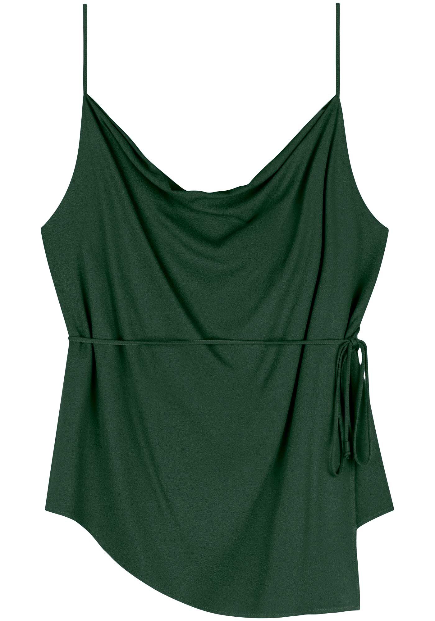 Blusa De Al&ccedil;as Com Decote Degag&ecirc; E Amarra&ccedil;&atilde;o Lateral, , large.