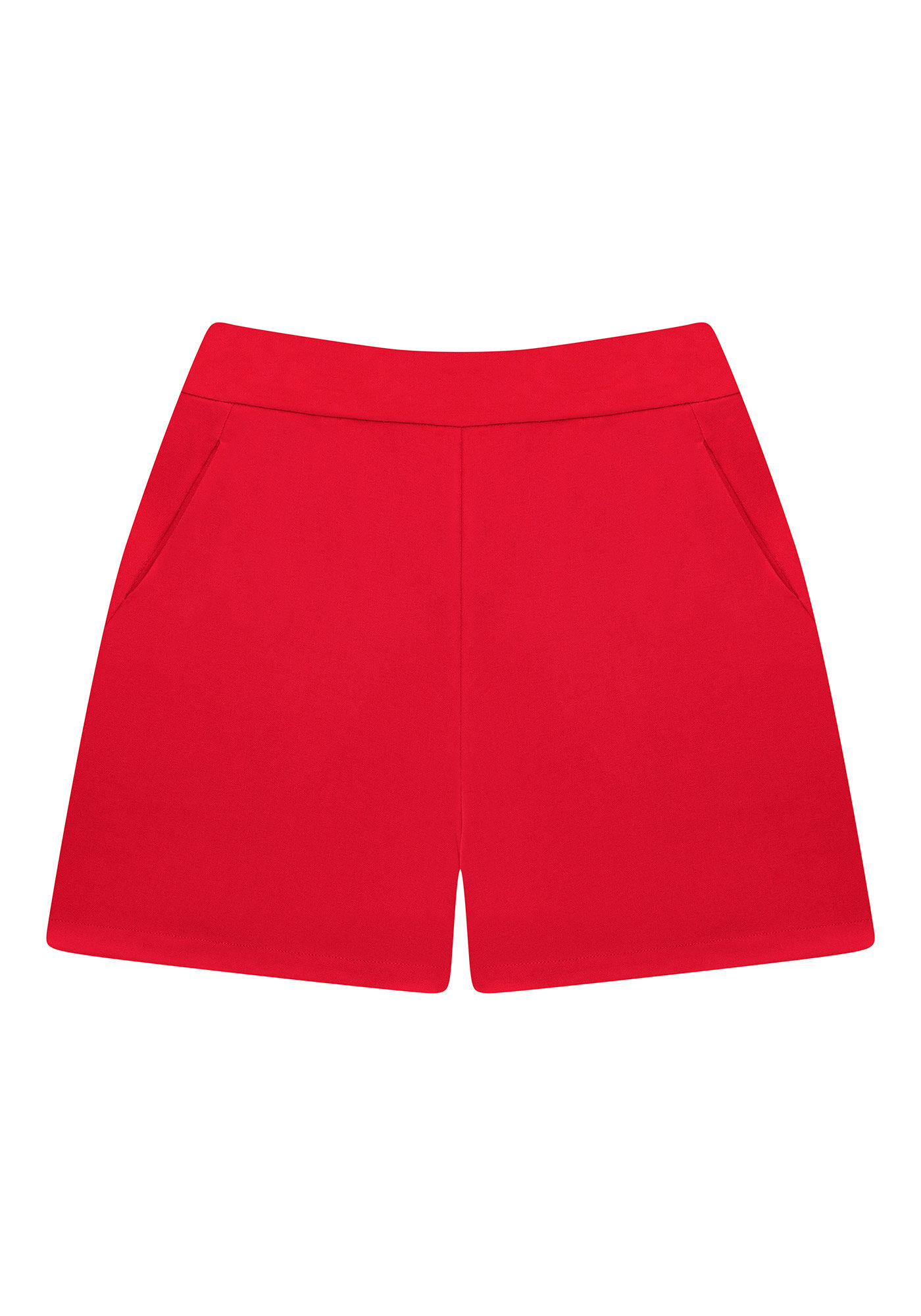 Shorts Cintura Alta Bolsos, , large.